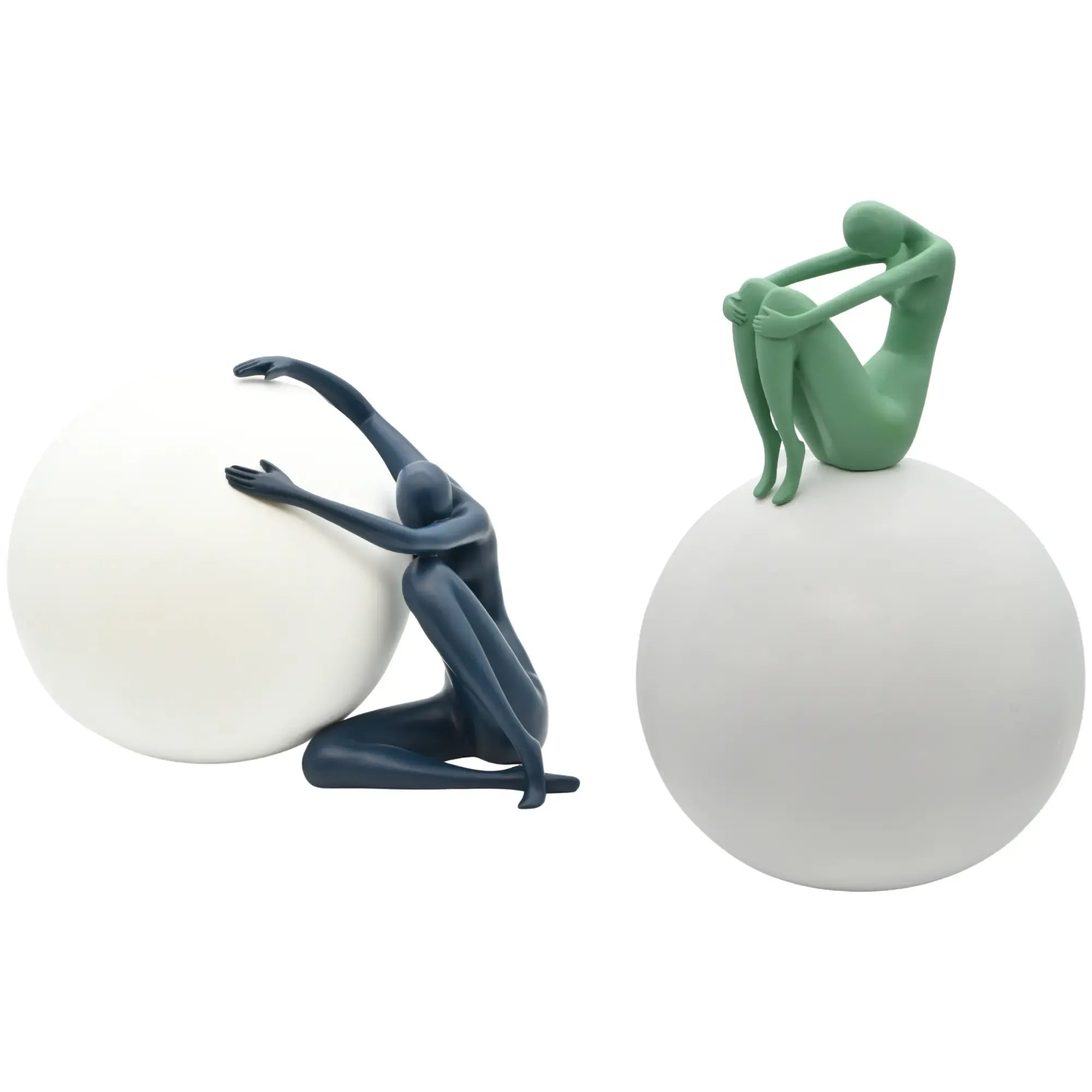 Dekofigur - Abstrakte Skulptur Statement-Figur Sisyphos Orbis