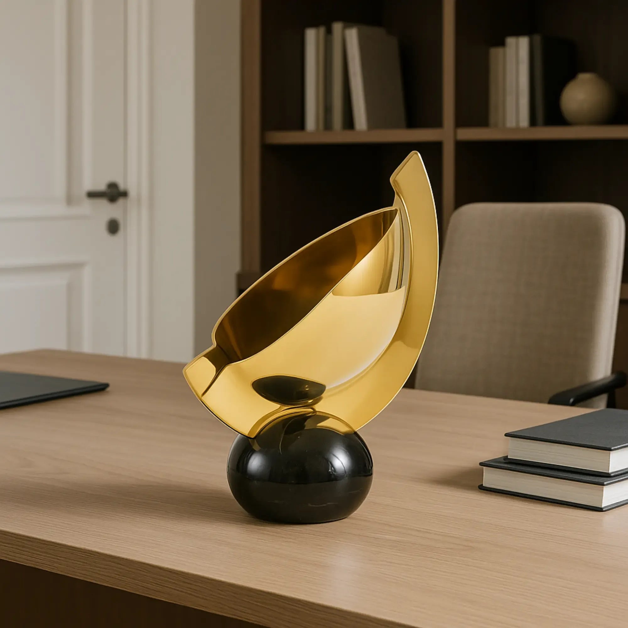 Dekoschale - Tafelaufsatz - Dekoschale auf Marmor Tischvase auf Marmor Mezzaluna