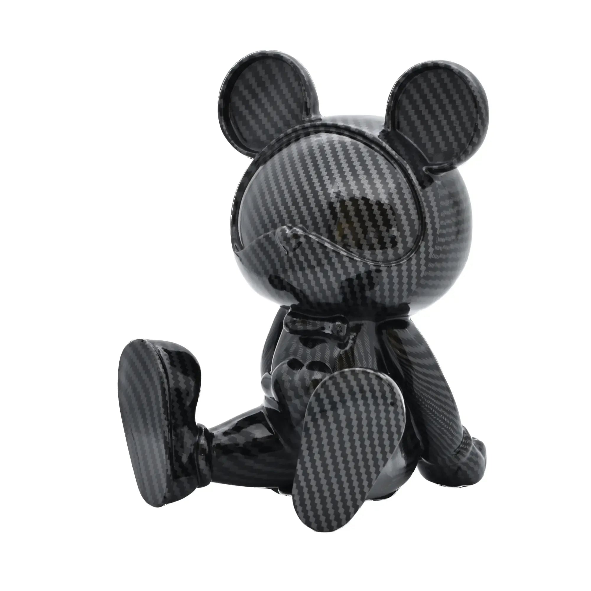 Dekofigur - Carbonfaser-Look Pop‑Art Figur – Édition Aéris