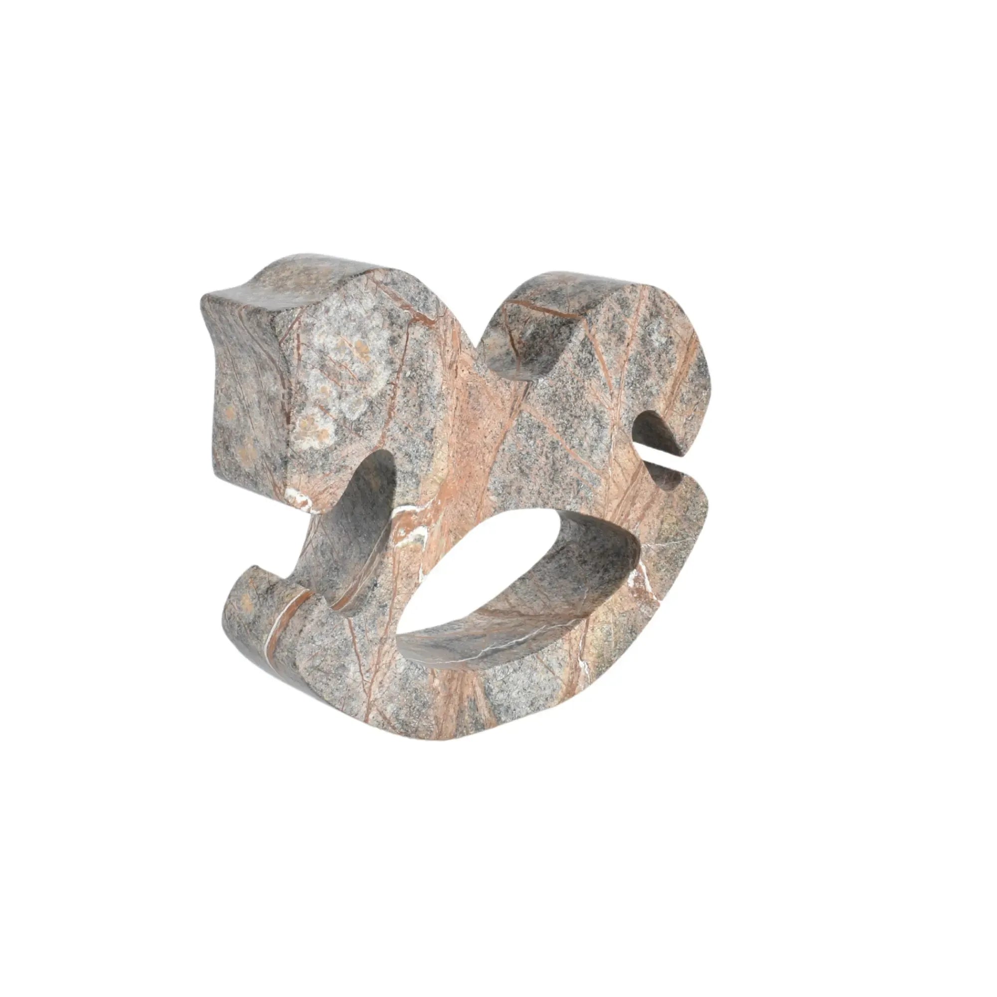 Dekofigur - Schaukelpferd - Pferd Marmorskulptur Deko Pferd aus Marmor Stratos Arc