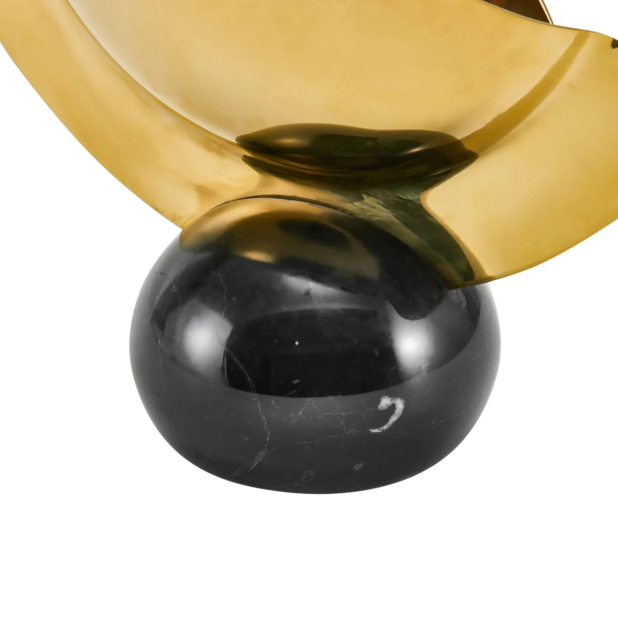 Dekoschale - Tafelaufsatz - Dekoschale auf Marmor Tischvase auf Marmor Mezzaluna