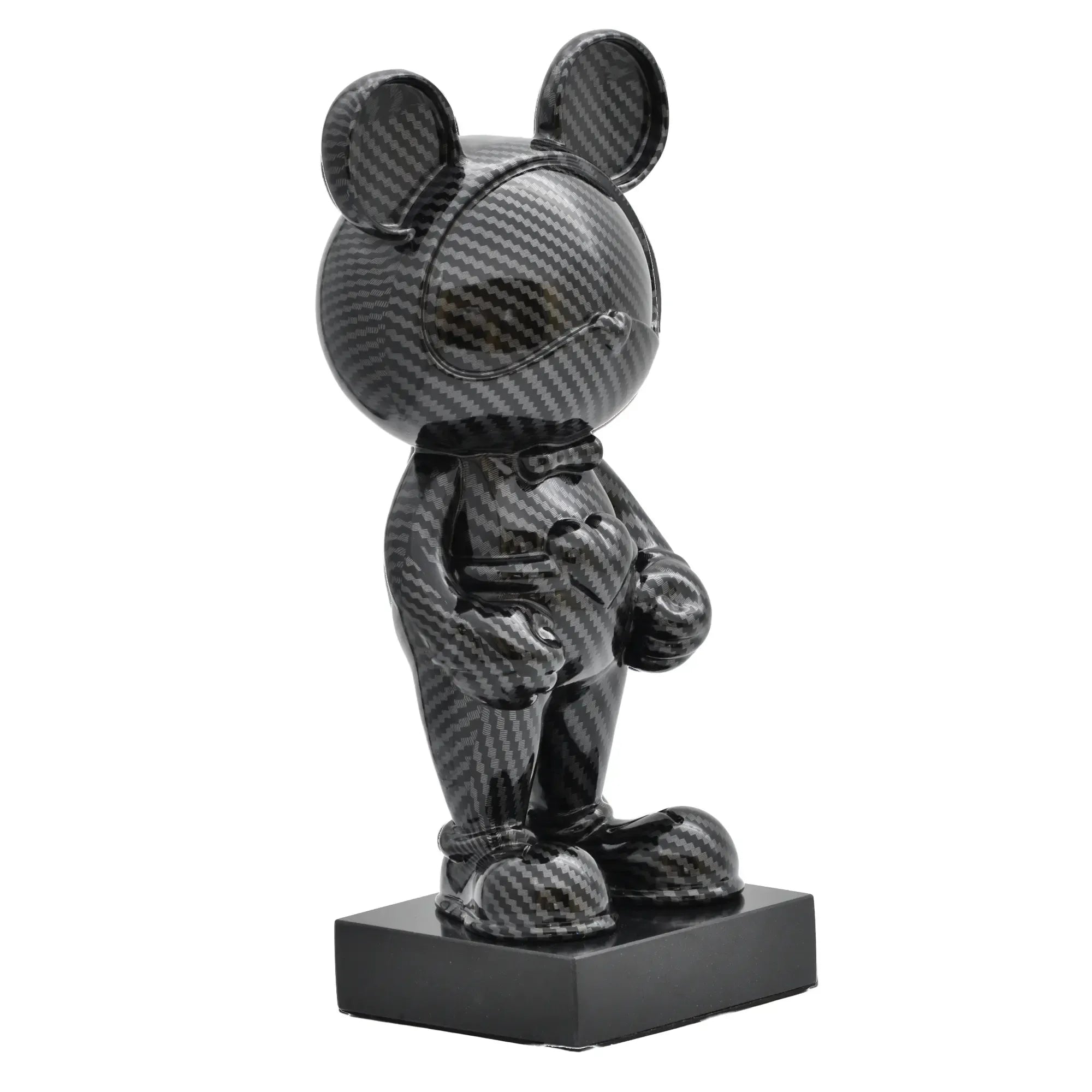 Dekofigur - Carbonfaser-Look Pop‑Art Figur – Édition Aéris