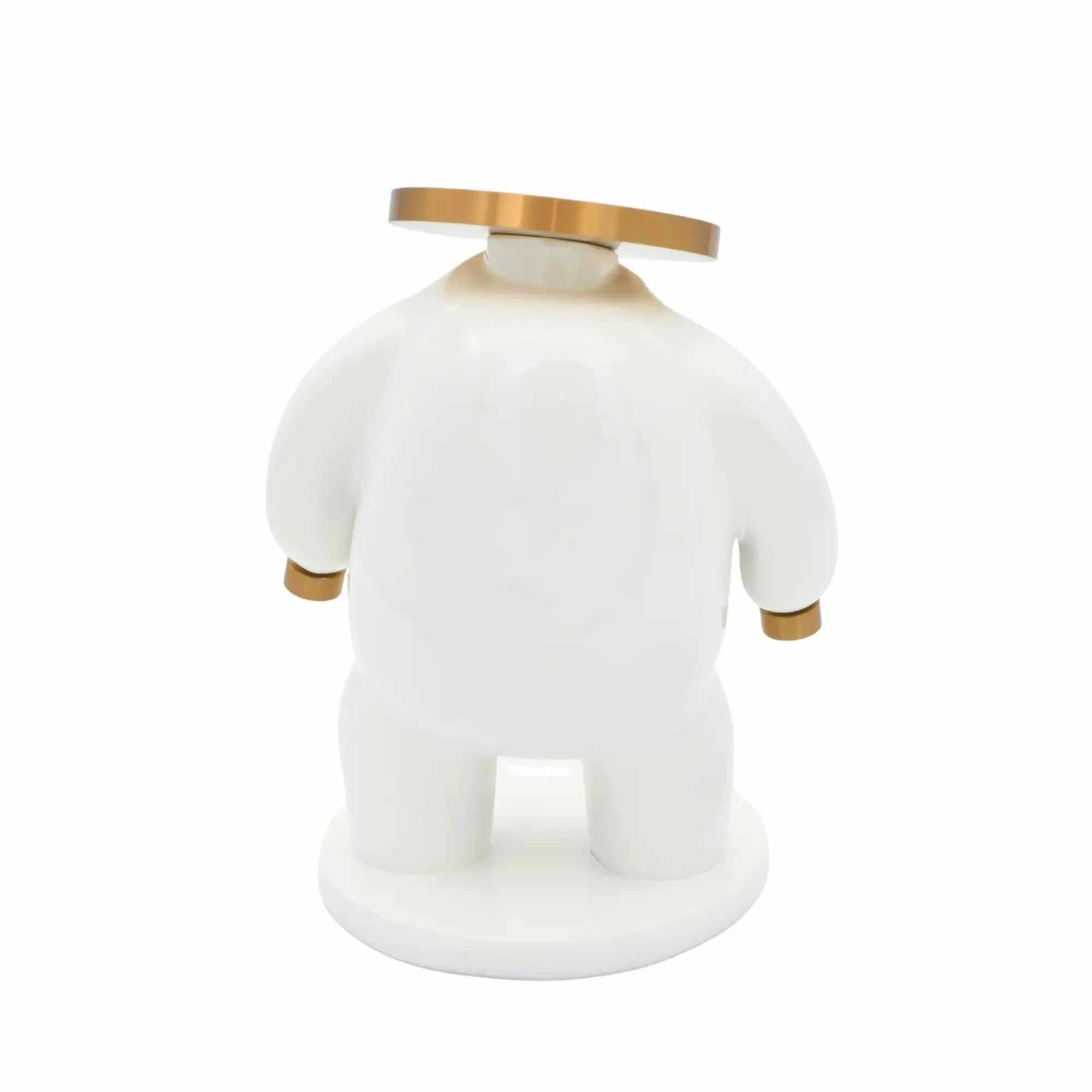 Dekofigur - Designer Pop-Art Skulptur - Skulptur Verspieltes Pop-Design Orbis Aurum