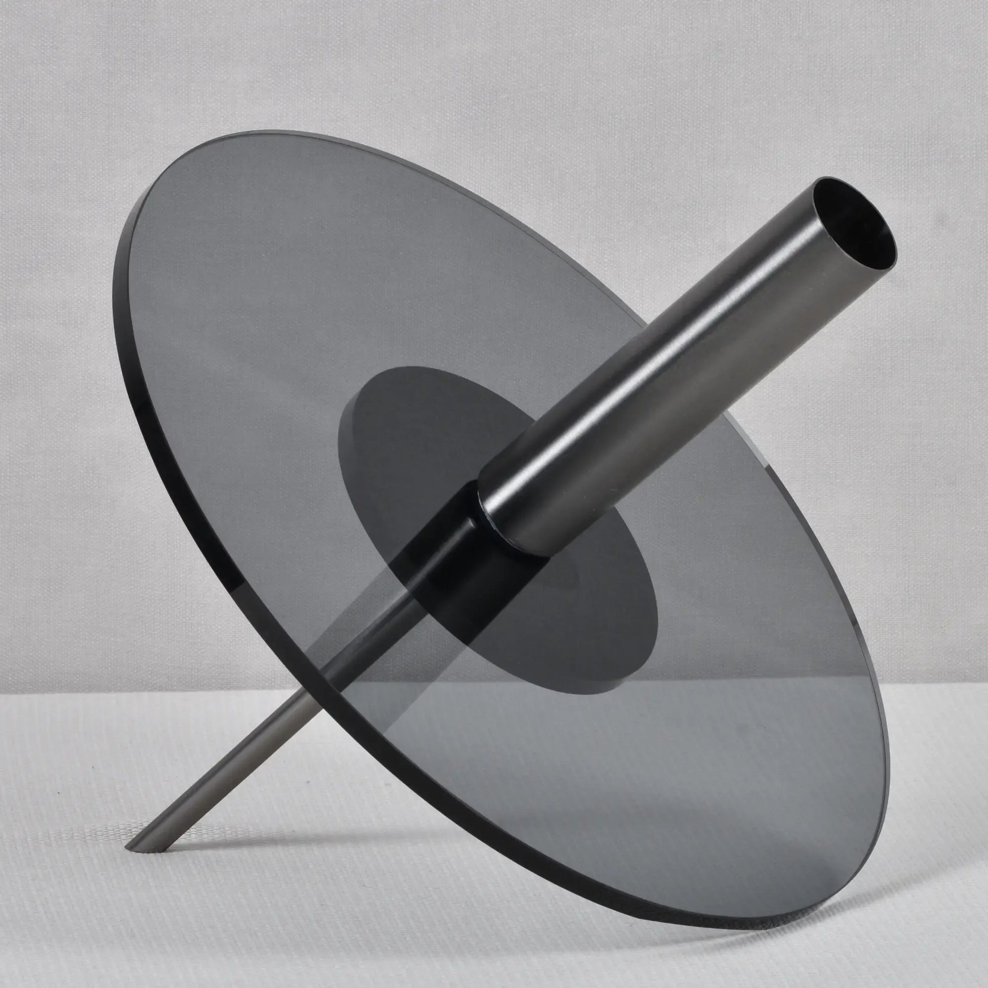 Dekovase - Moderne Design Vase mit Metallständer - Kreiselvaso Giro