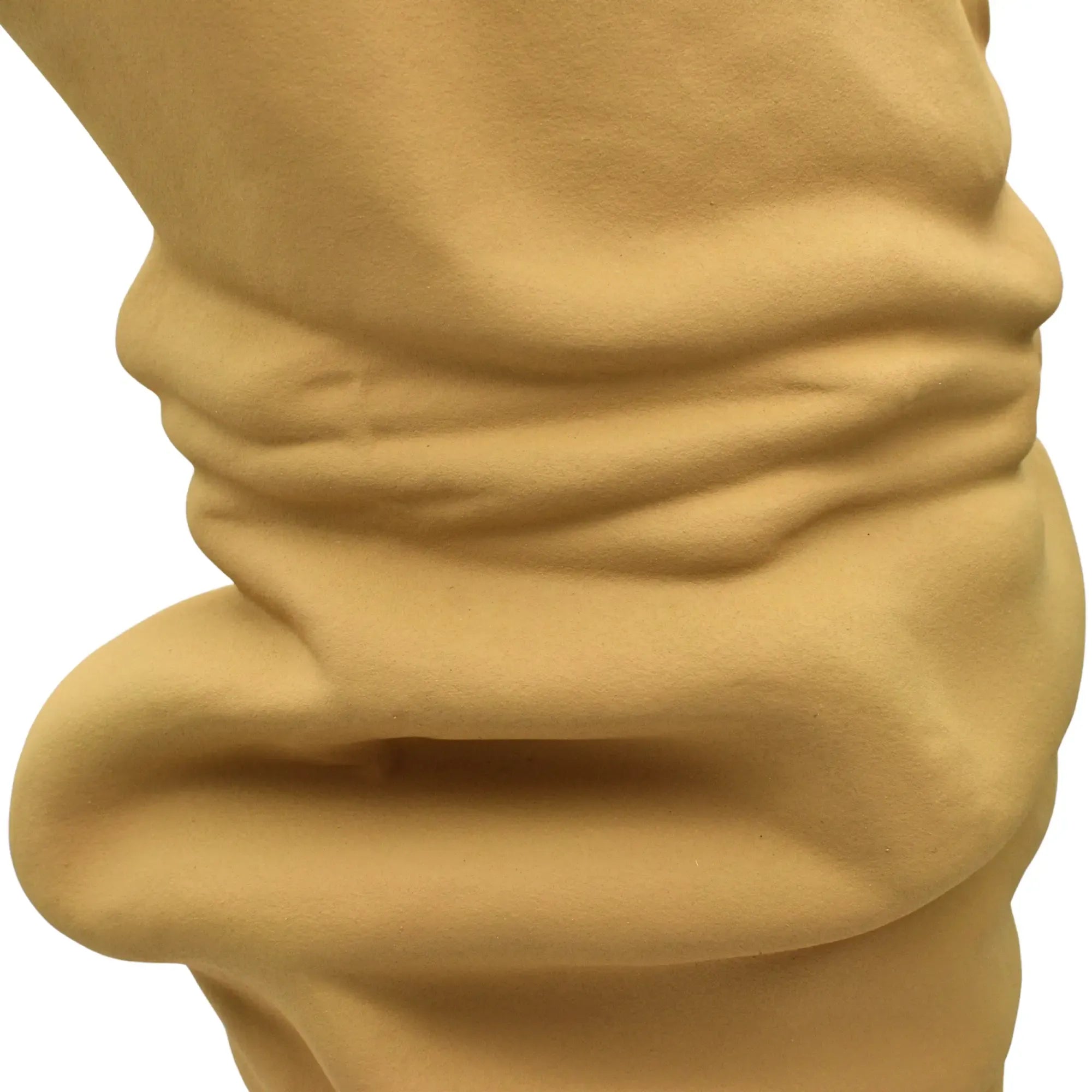 Keramikvase - handgemachte Designvase - Skulpturale Standvase Ondula Terrae