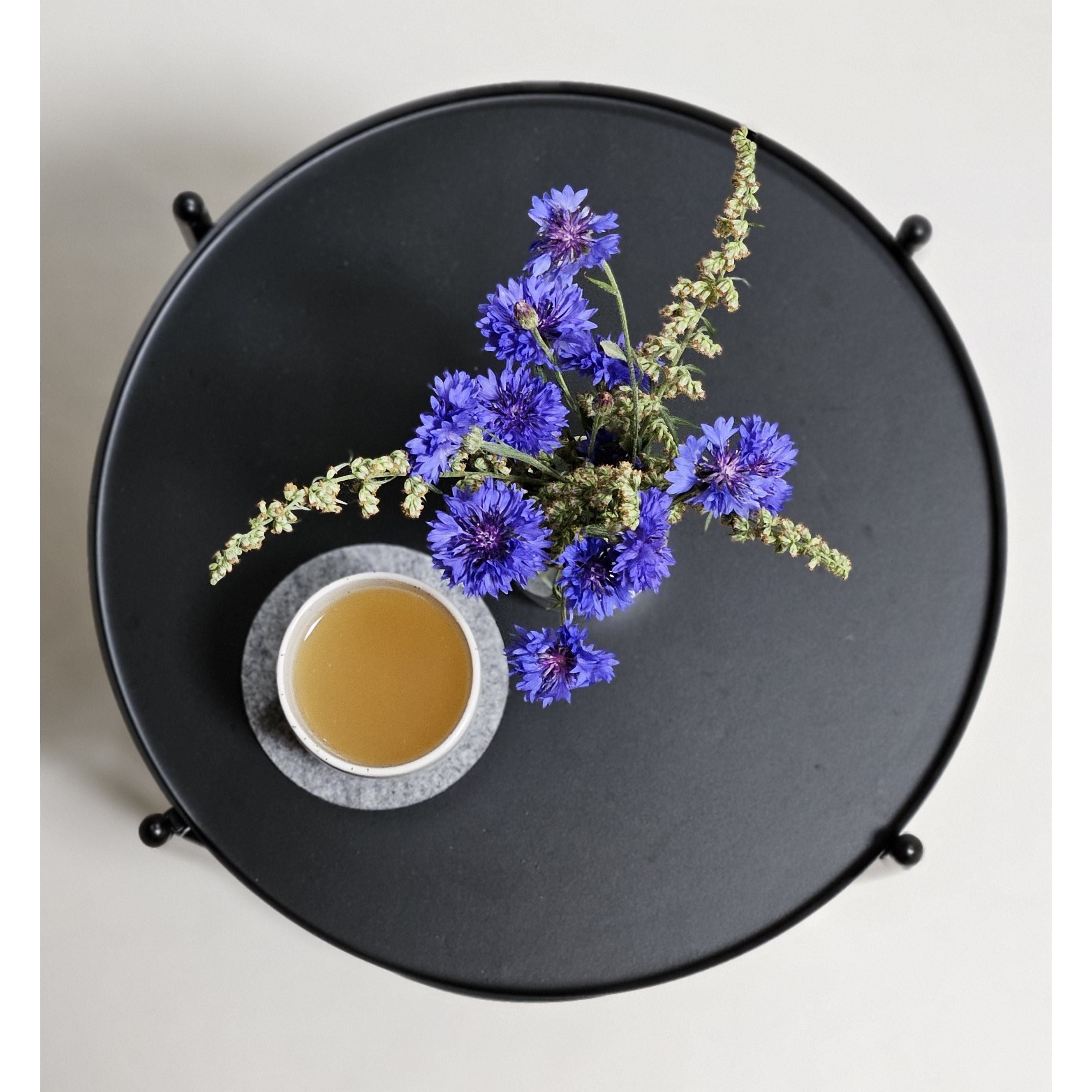 Beistelltisch Couchtisch Dekotisch Telefontisch Nachttisch schwarz Metall rund