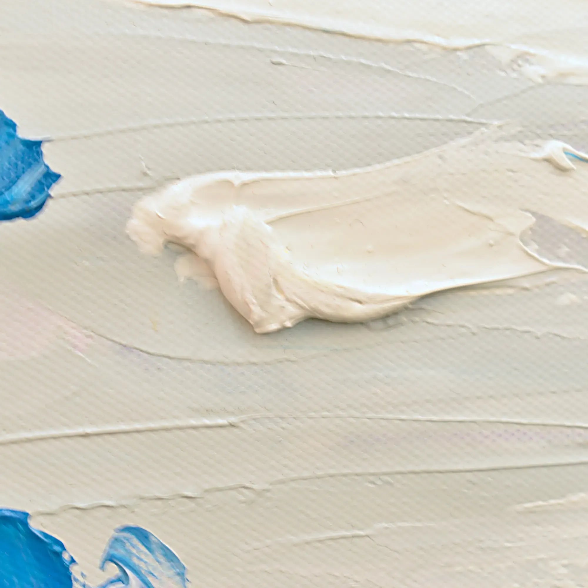 Großes Gemälde - Blauer Spaziergang