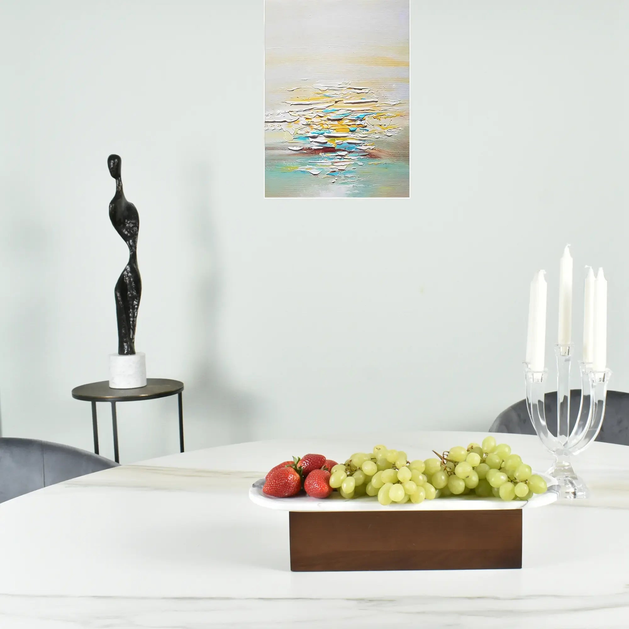 Großes Gemälde - Lichtspiel am Horizont