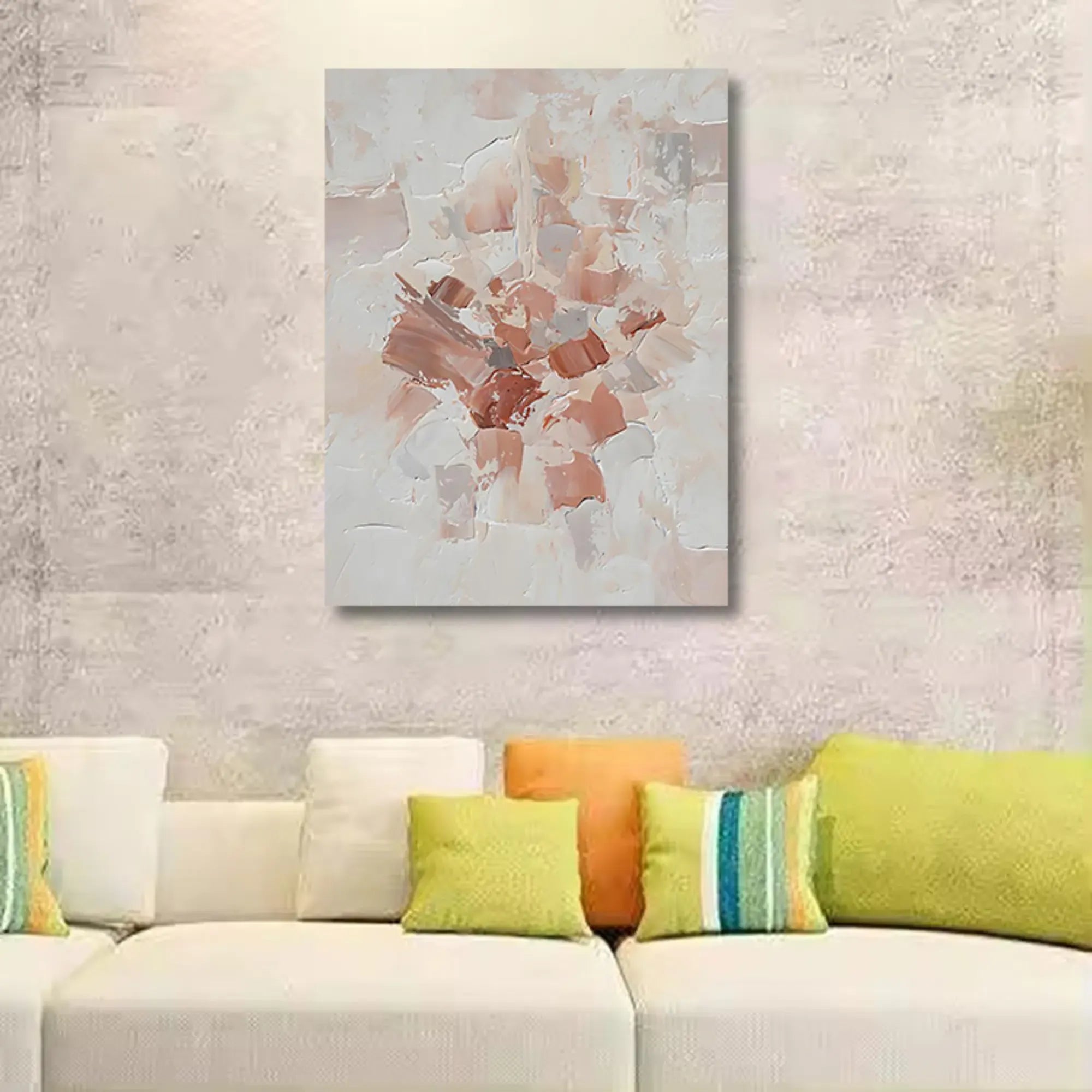 Großes Gemälde - Blüten des Lichts