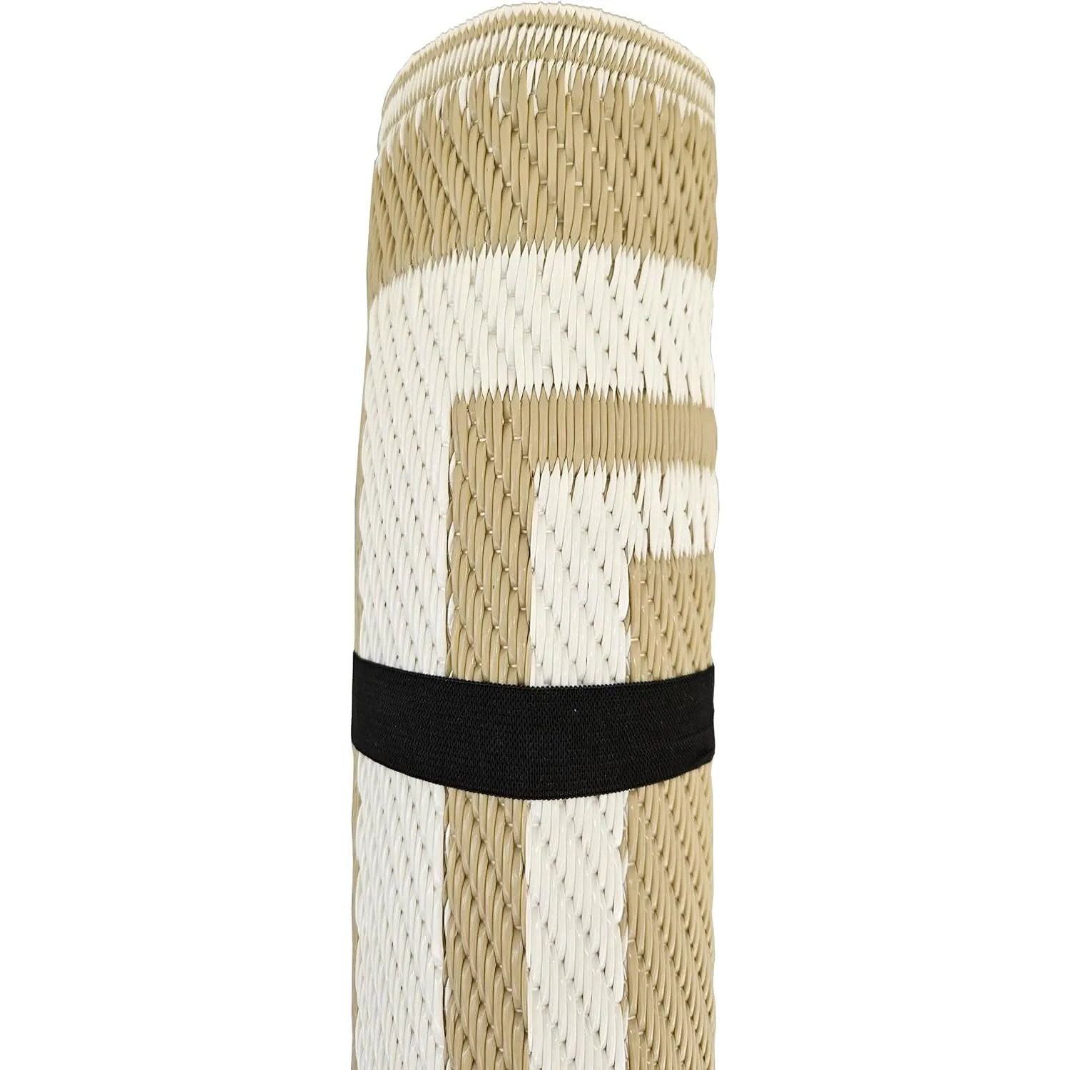 Outdoor-Teppich 150×90 cm Beige-Weiß – Wetterfester Balkonteppich für Balkon & Terrasse