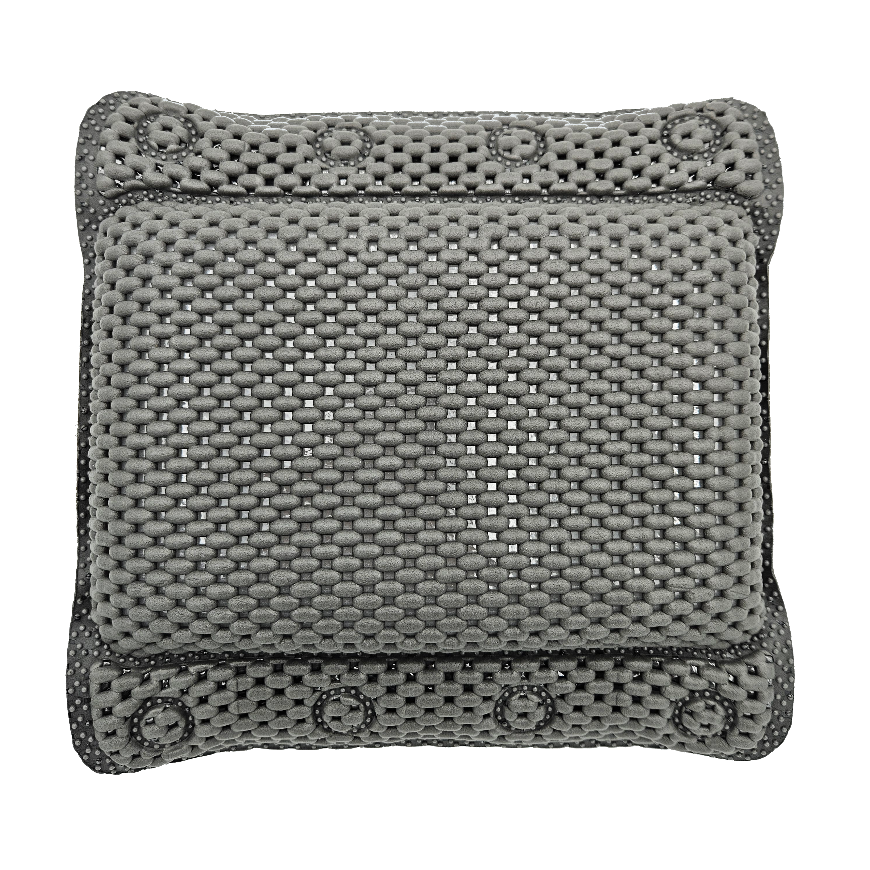 Badewannenkissen grau weiß blau Badekissen mit Saugnäpfen Spa Wannenkissen Kopfkissen