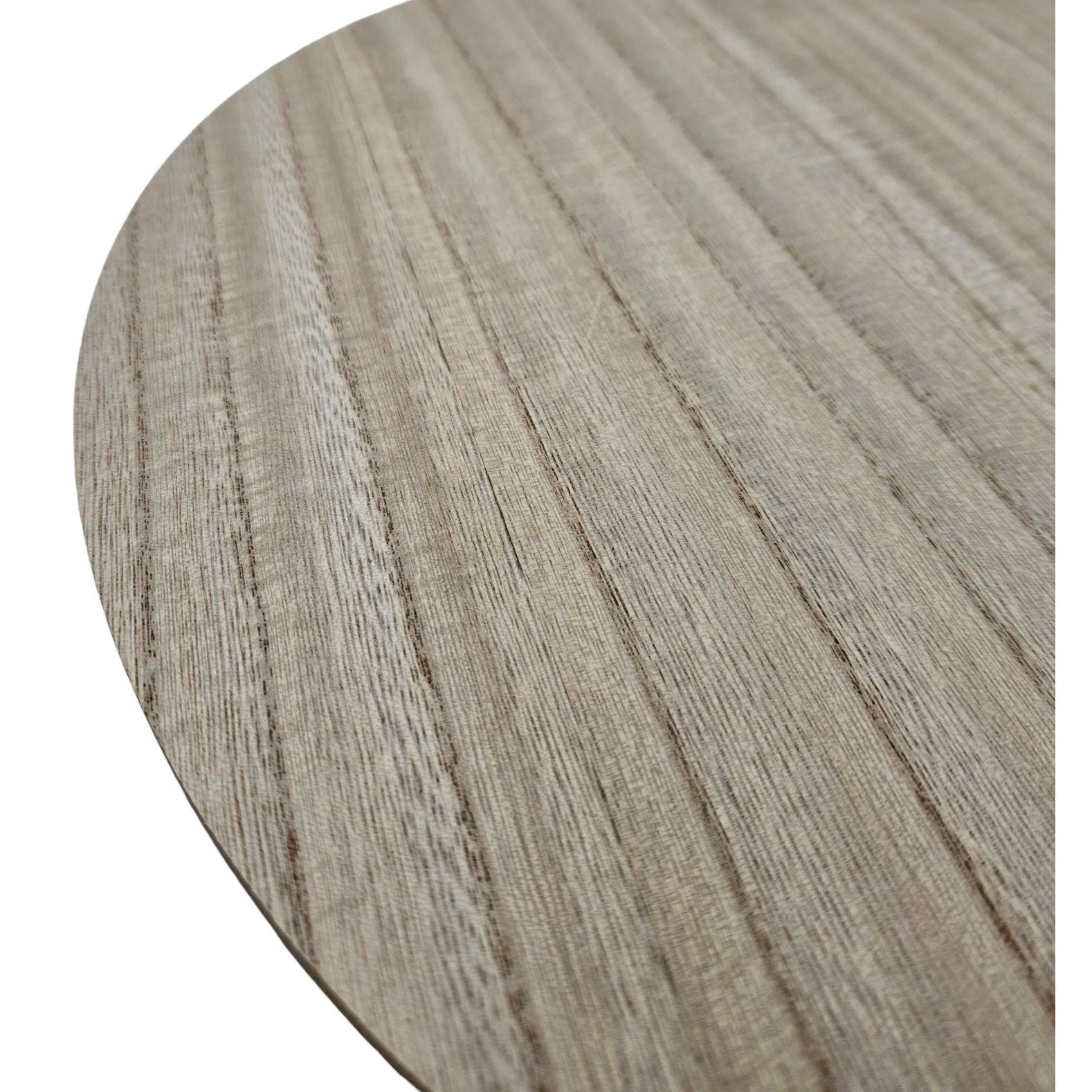 Beistelltisch Couchtisch rund Holz Metall Tisch Nachttisch Holztisch 40cm B-WARE