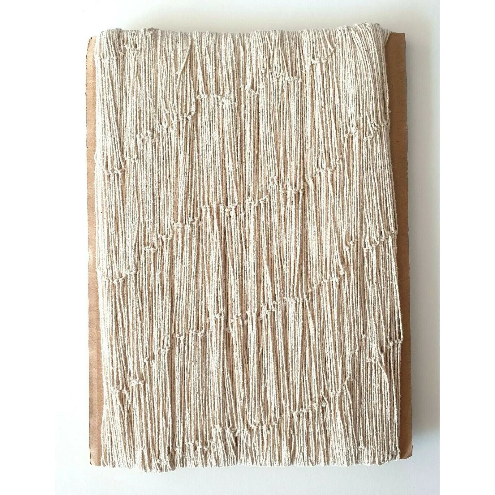 Dekonetz 200×400 cm Weiß/Natur – Maritimes Fischernetz aus Baumwolle für Deko & Wandgestaltung