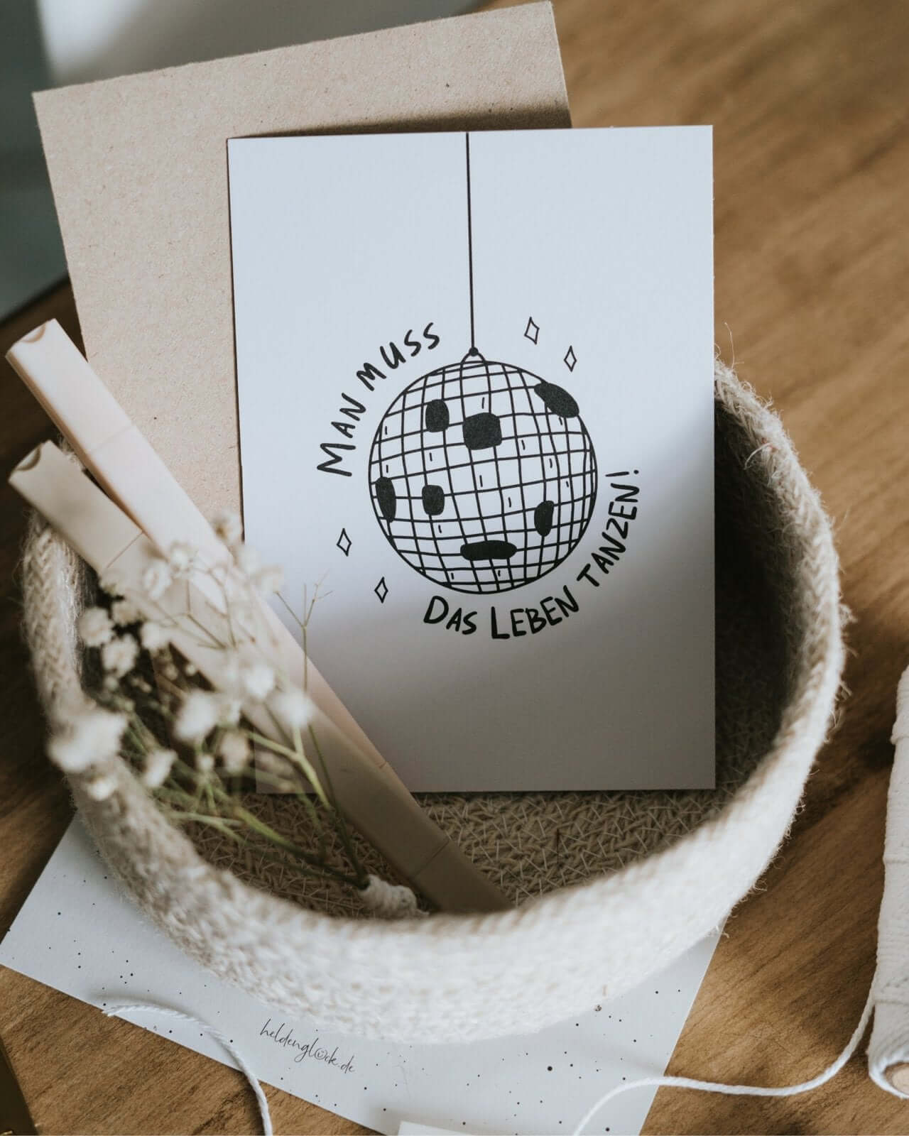 Das Leben tanzen · Postkarte