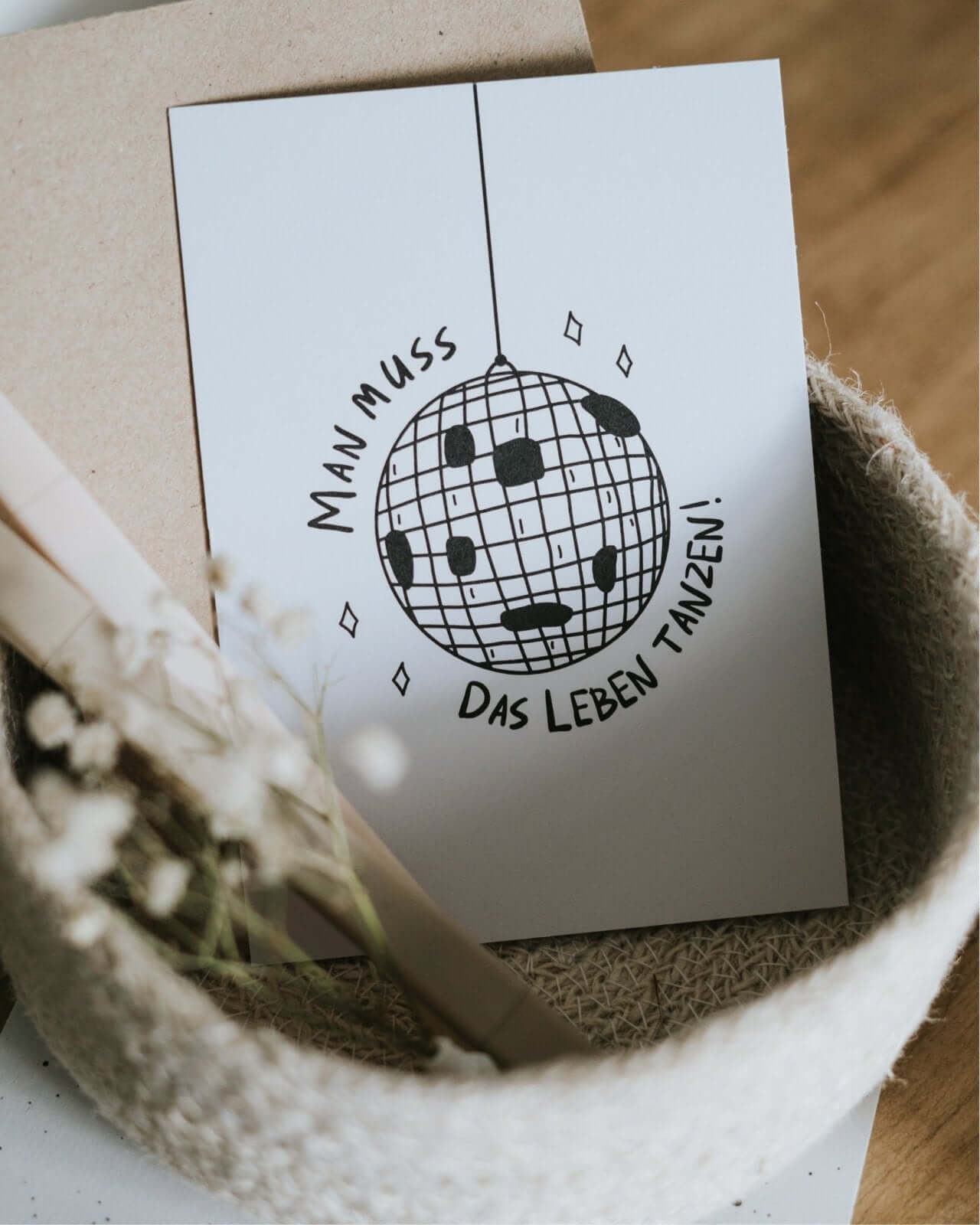 Das Leben tanzen · Postkarte