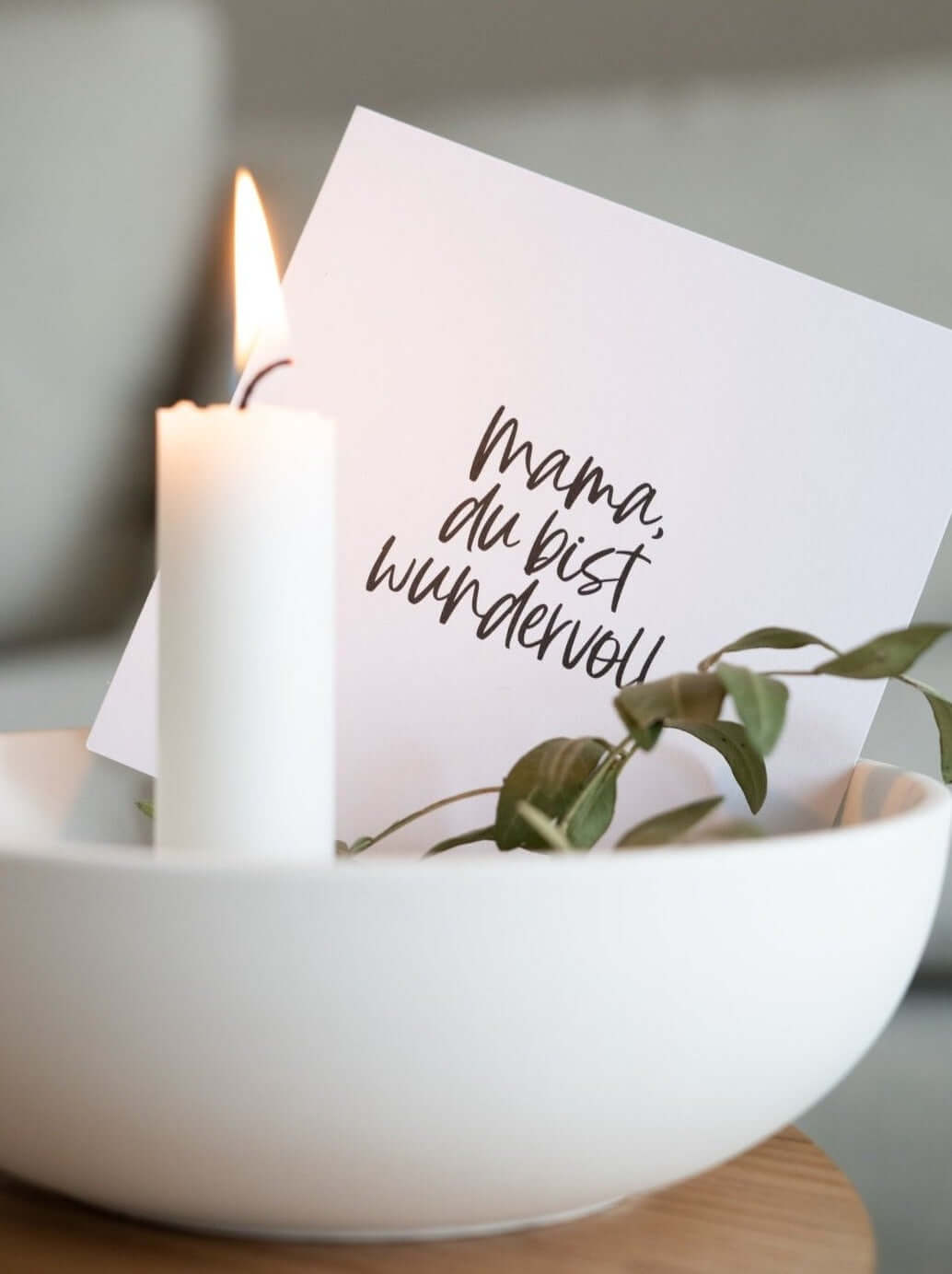 Mama du bist wundervoll · Postkarte