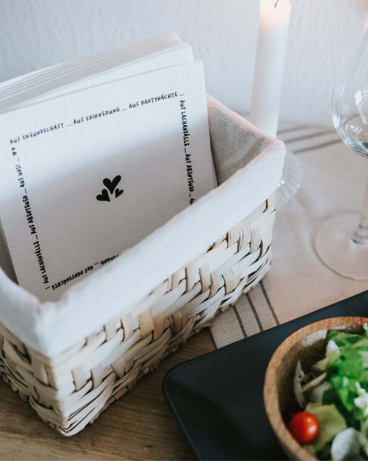Auf Freundschaft · Servietten