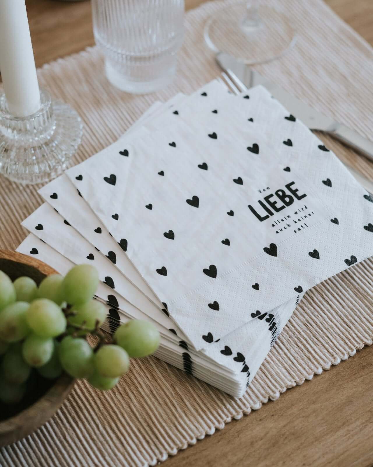 Von Liebe allein · Servietten