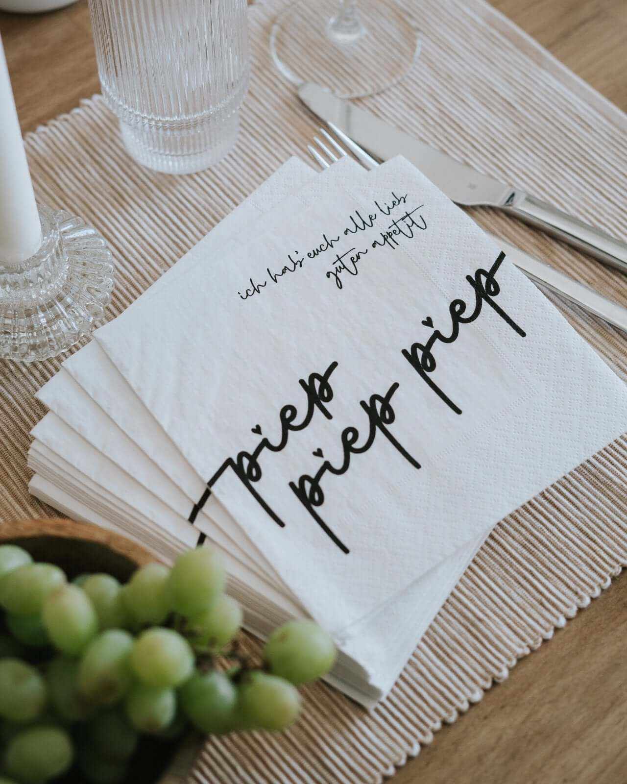 Piep piep piep · Servietten