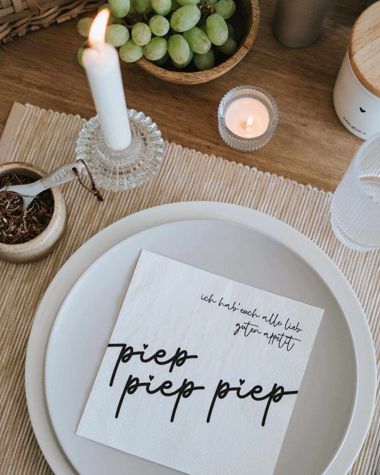 Piep piep piep · Servietten