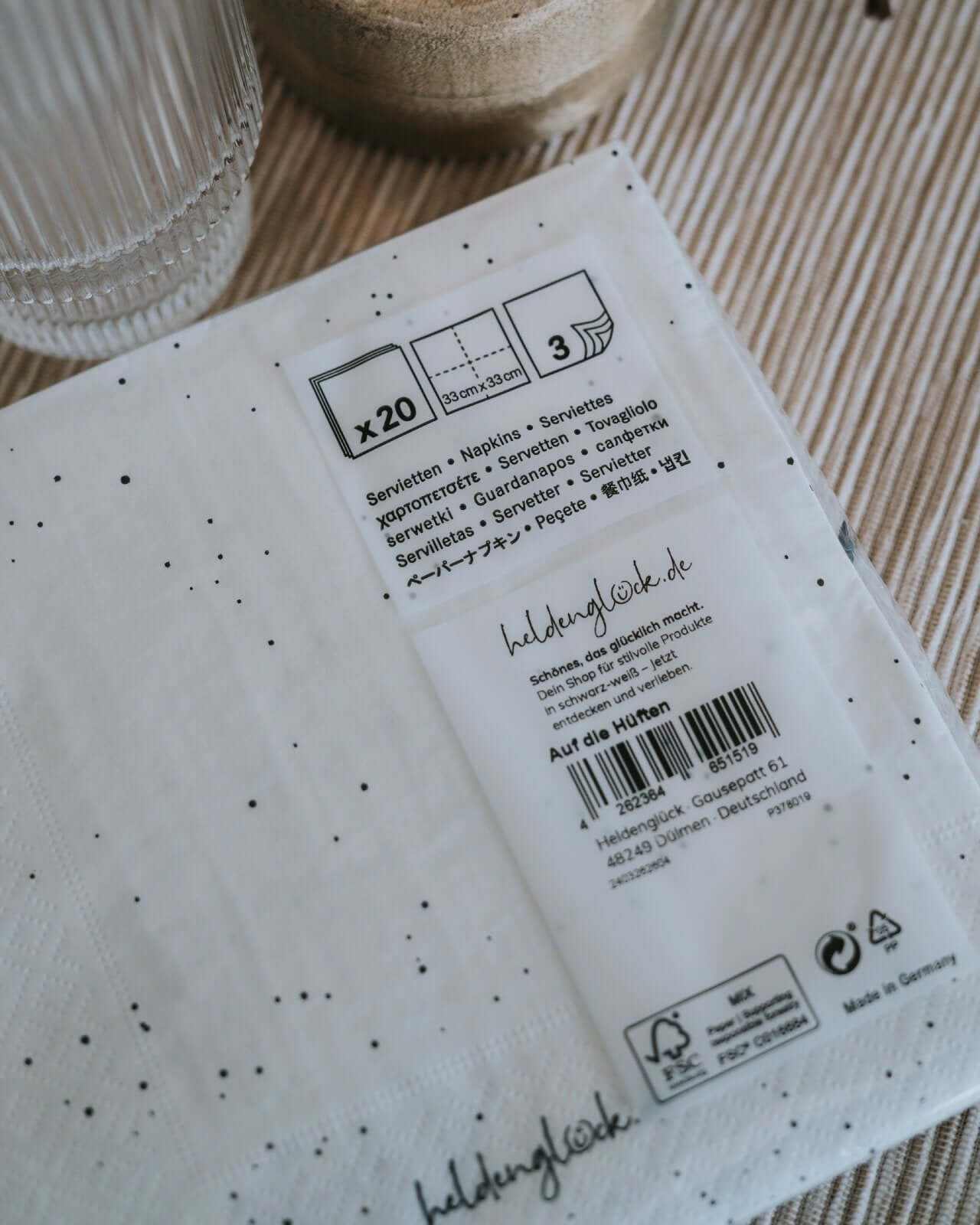 Auf die Hüften · Servietten