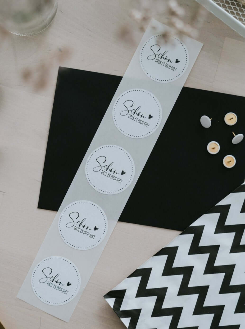 Schön, dass es dich gibt · Aufkleber