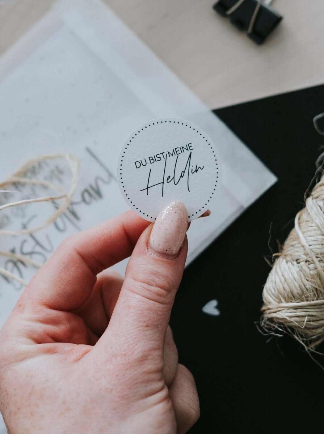 Meine Heldin · Aufkleber