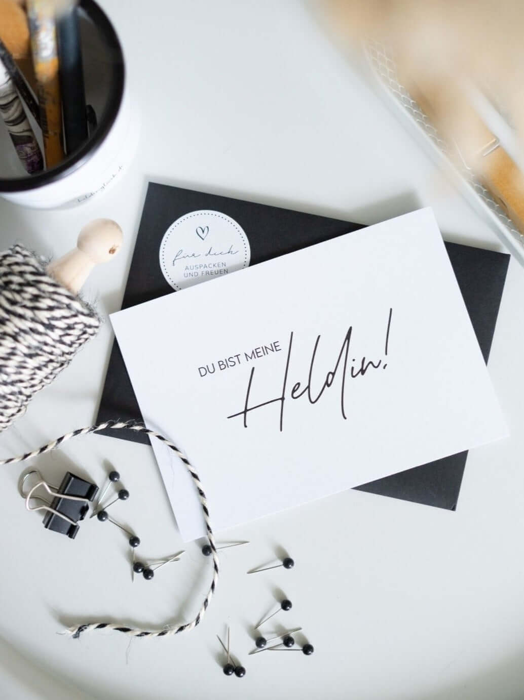 Meine Heldin · Postkarte