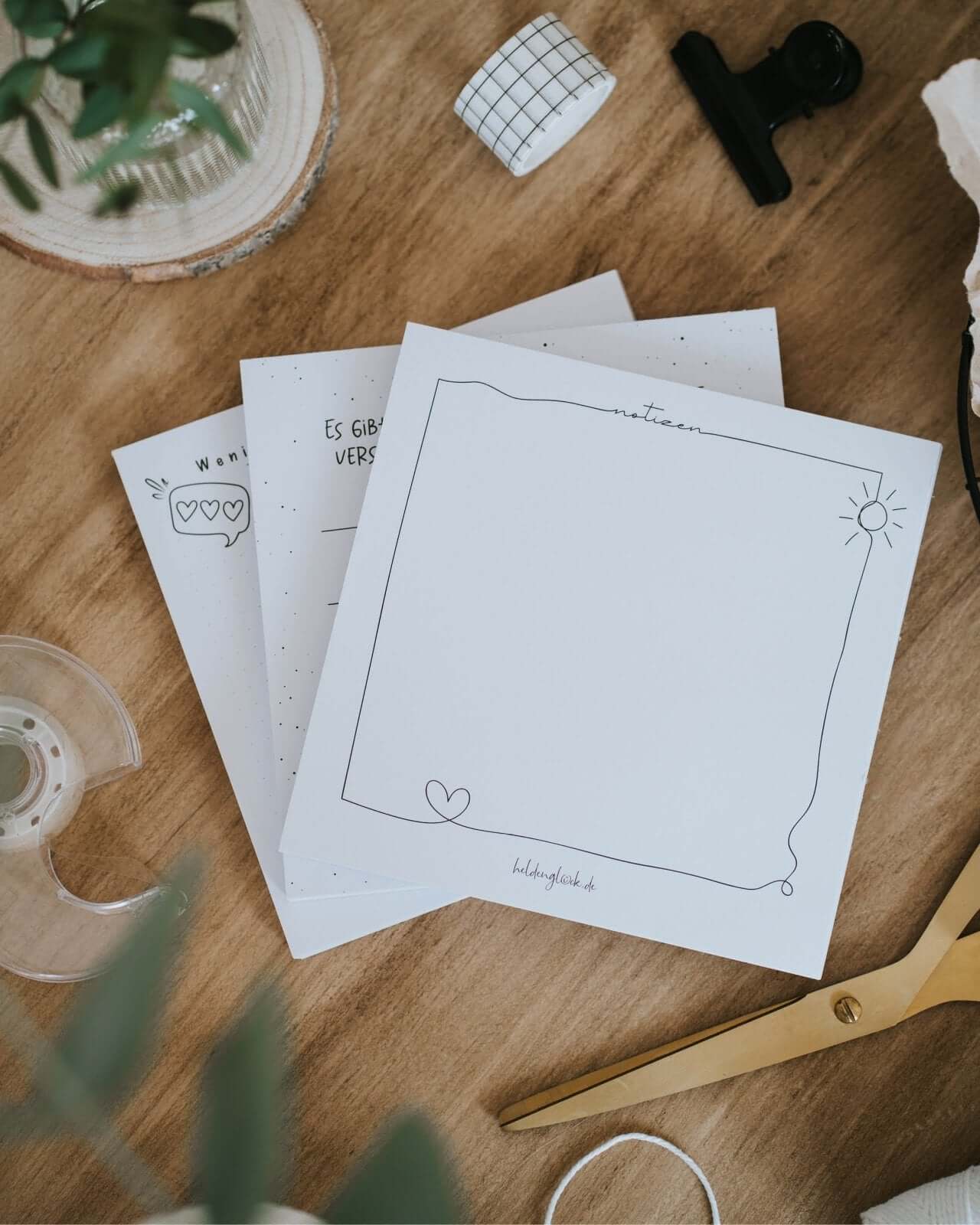 Notizblöcke im 3er Set