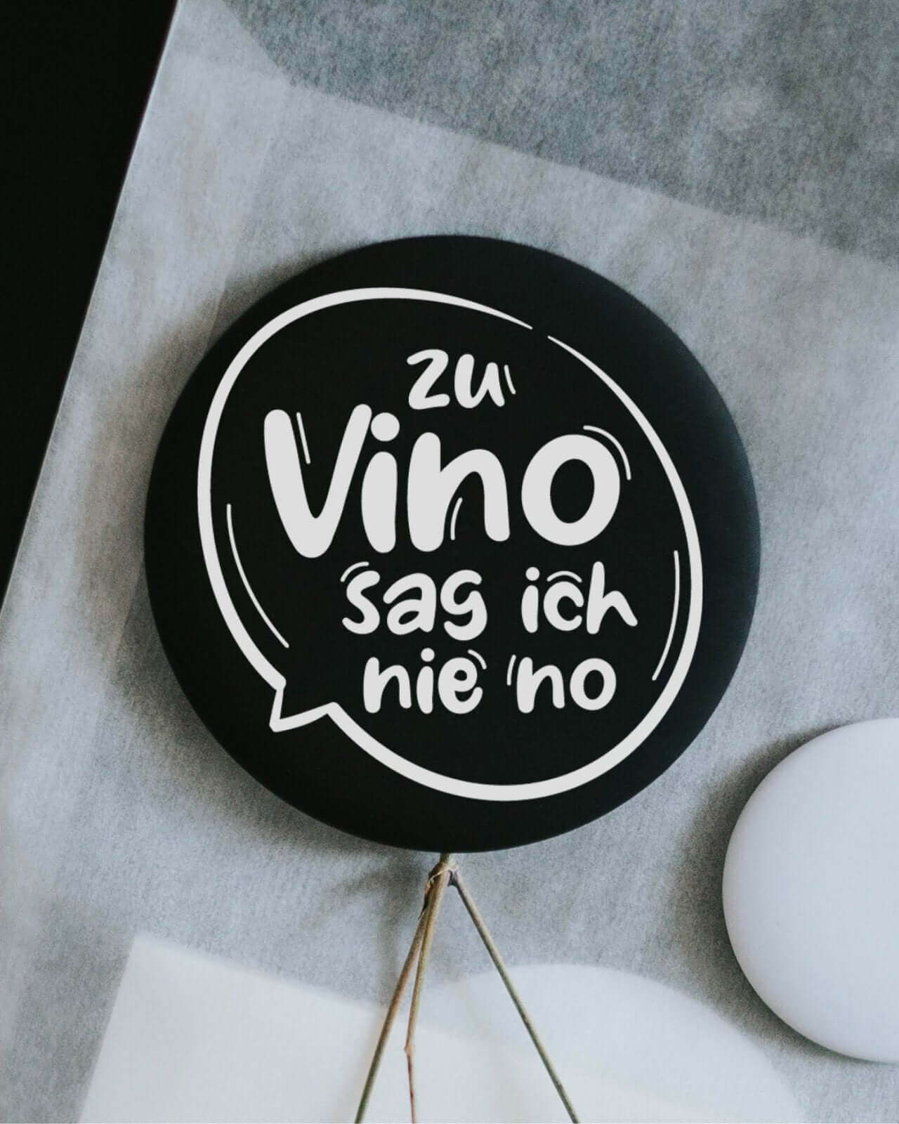 Vino nie no · Magnet · groß