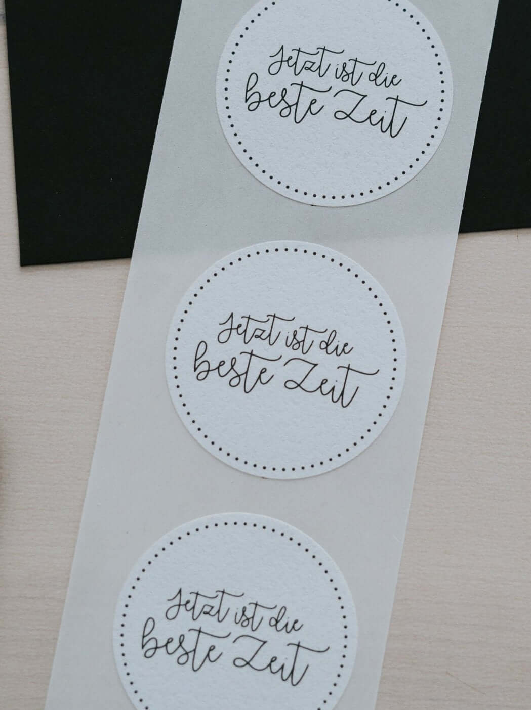 Beste Zeit · Aufkleber