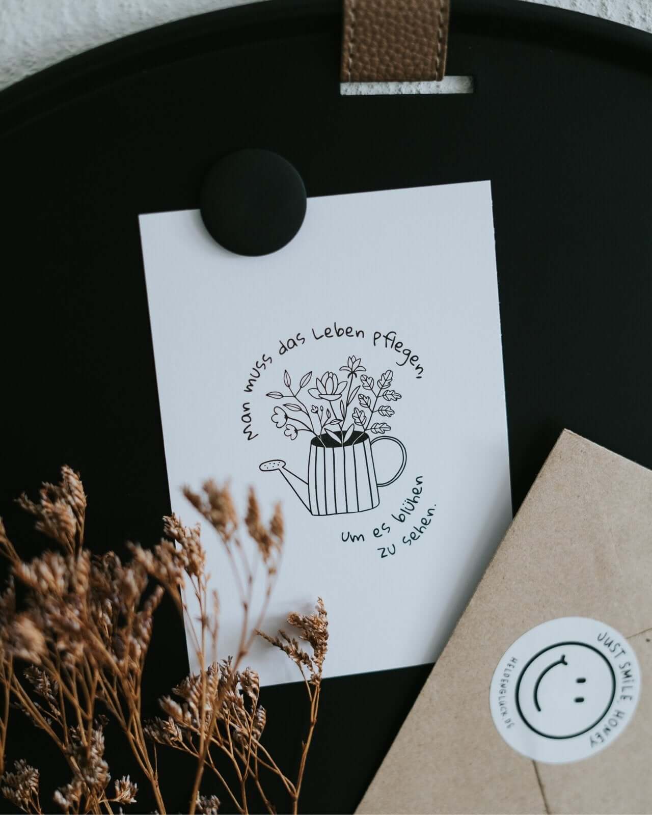 Das Leben blüht · Postkarte