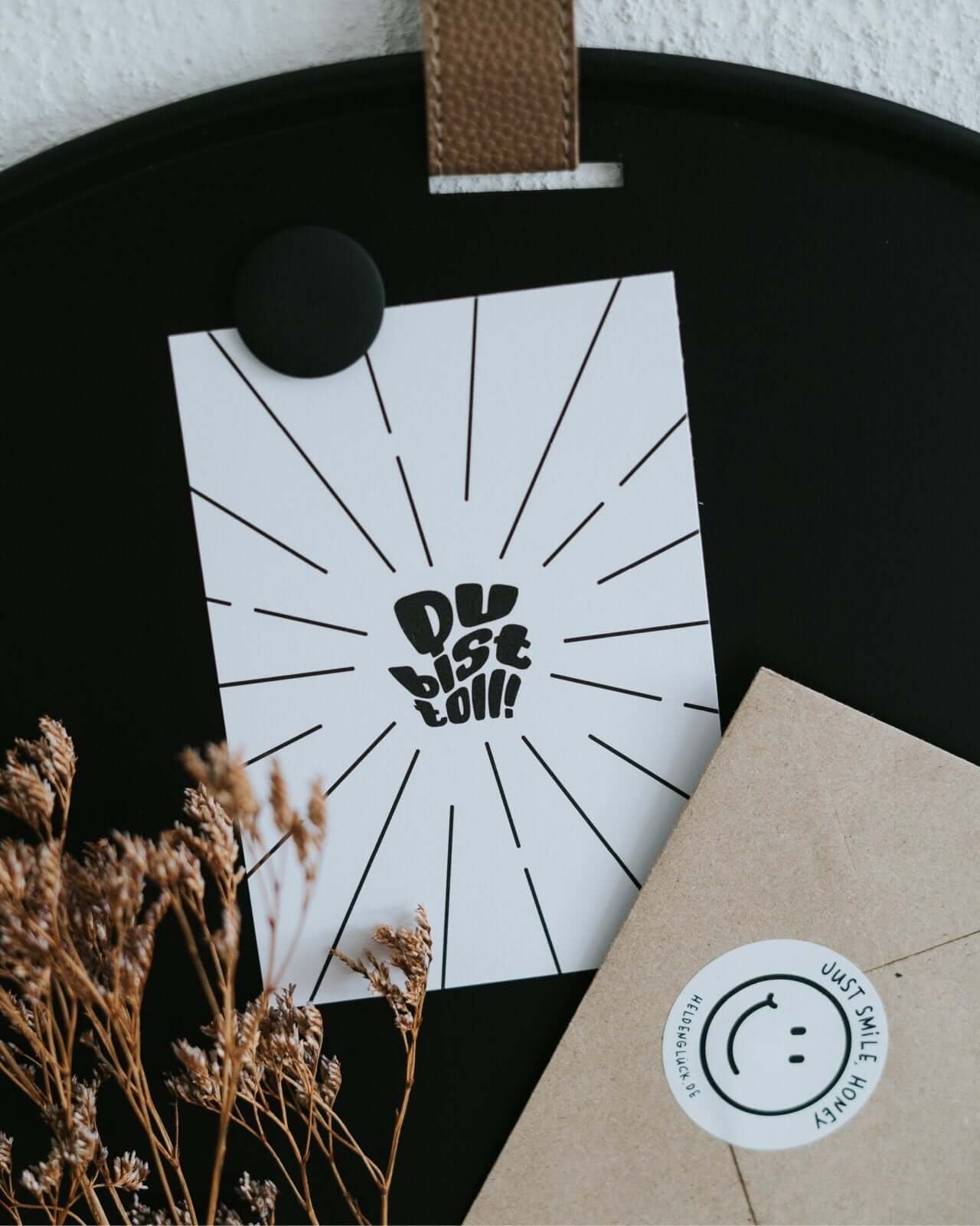 Du bist toll · Postkarte