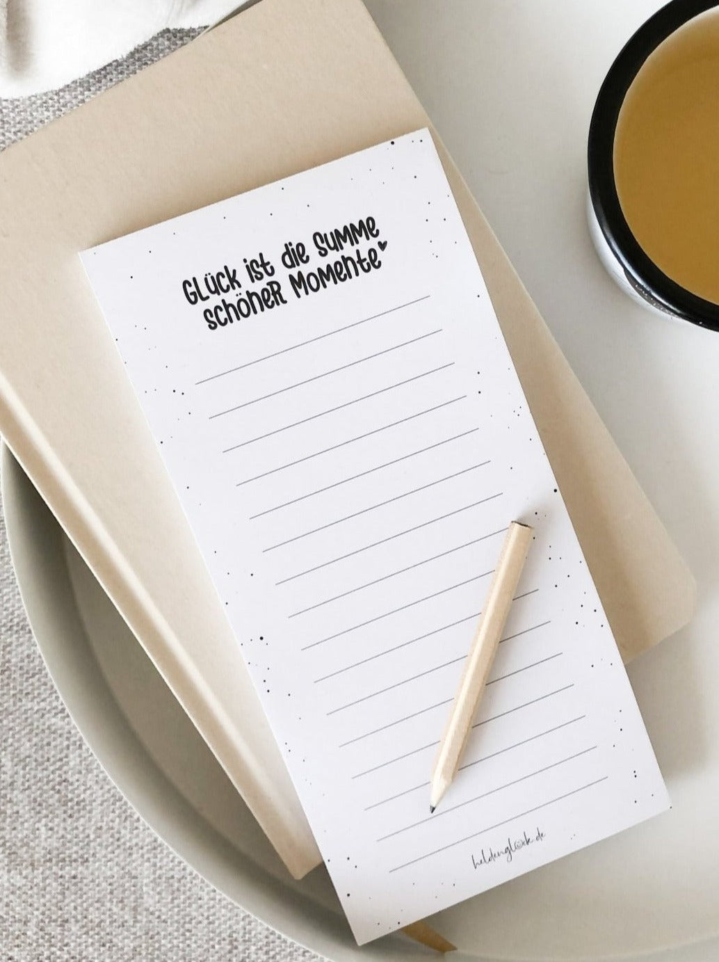 Momente · Notizblock