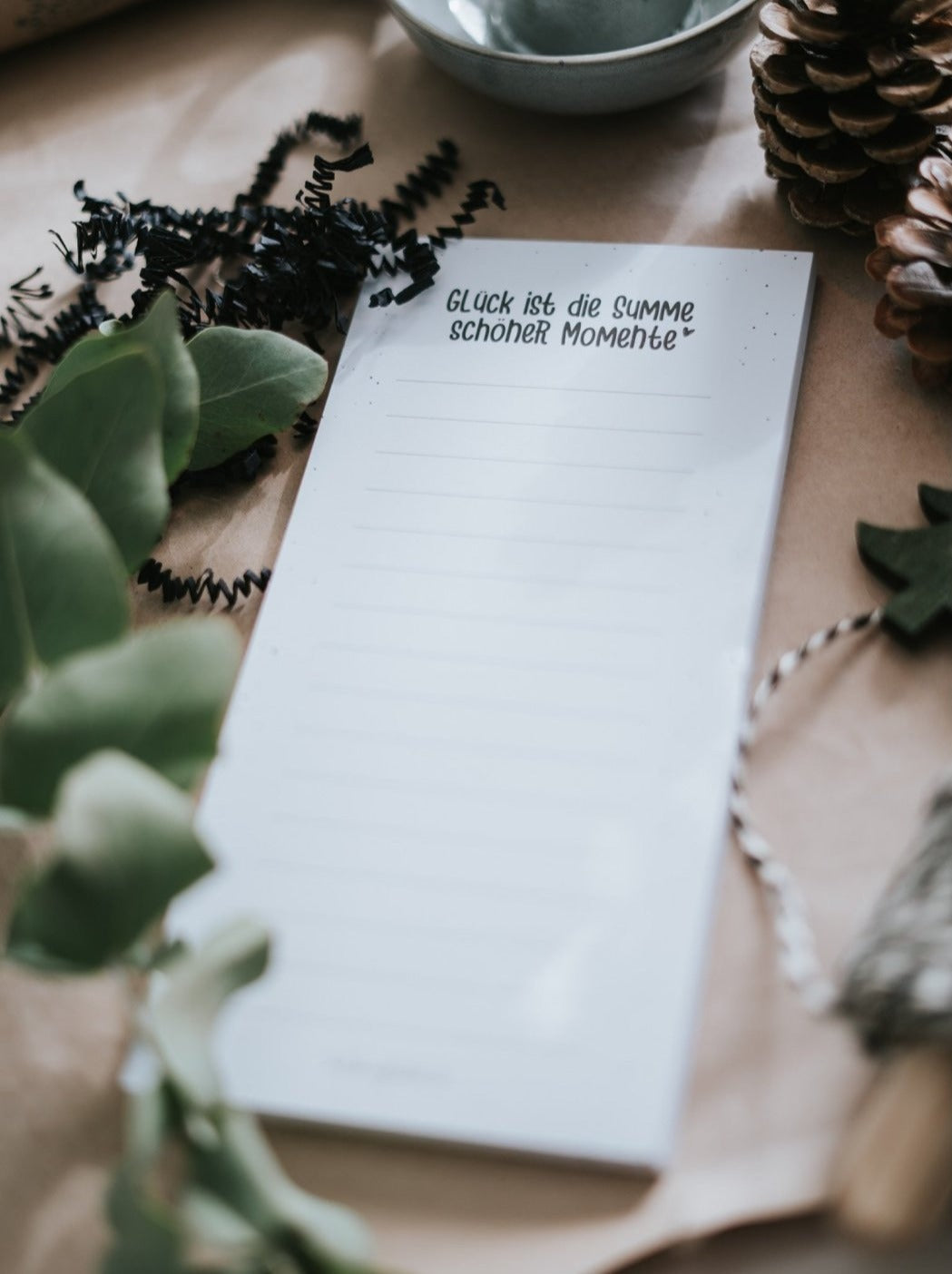 Momente · Notizblock