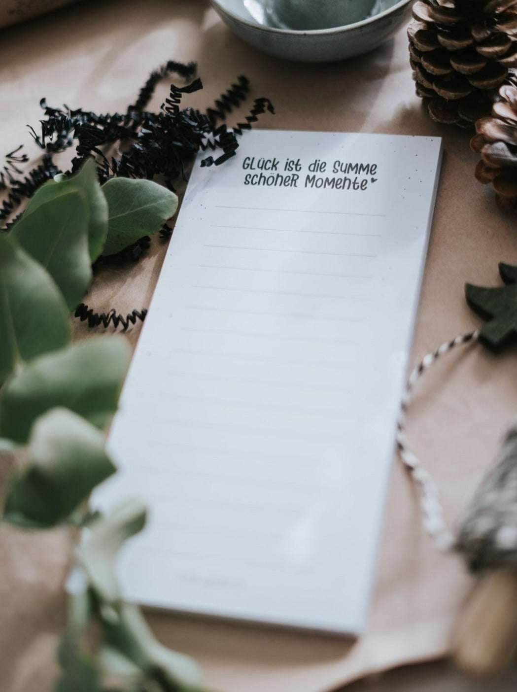 Momente · Notizblock
