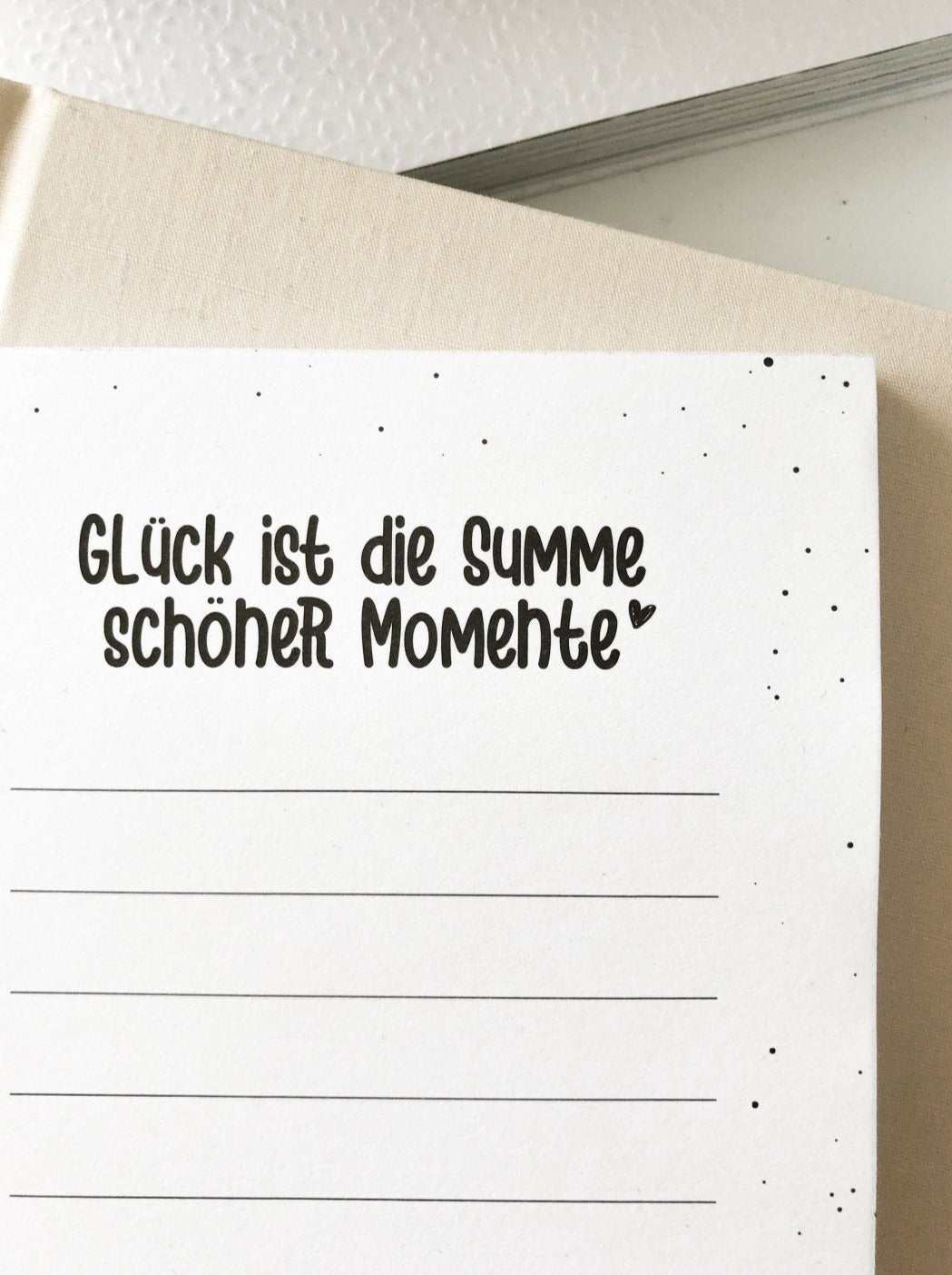 Momente · Notizblock