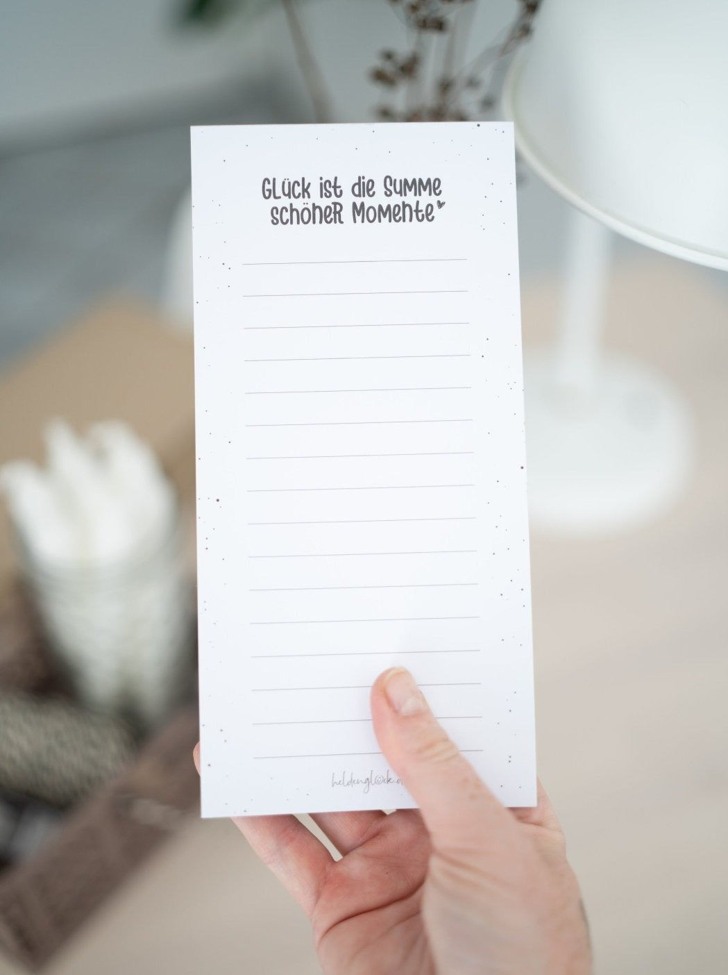 Momente · Notizblock