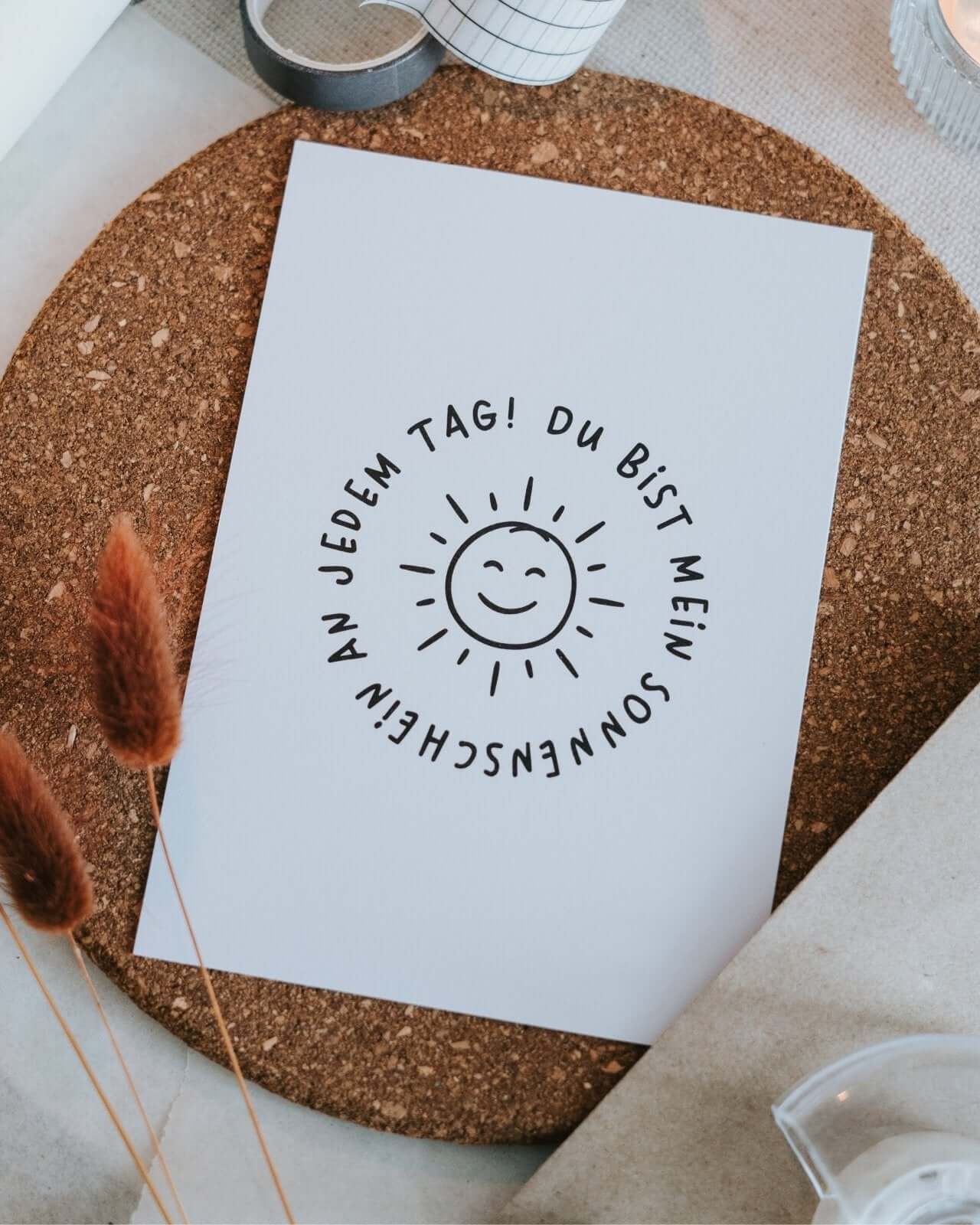 Sonnenschein · Postkarte