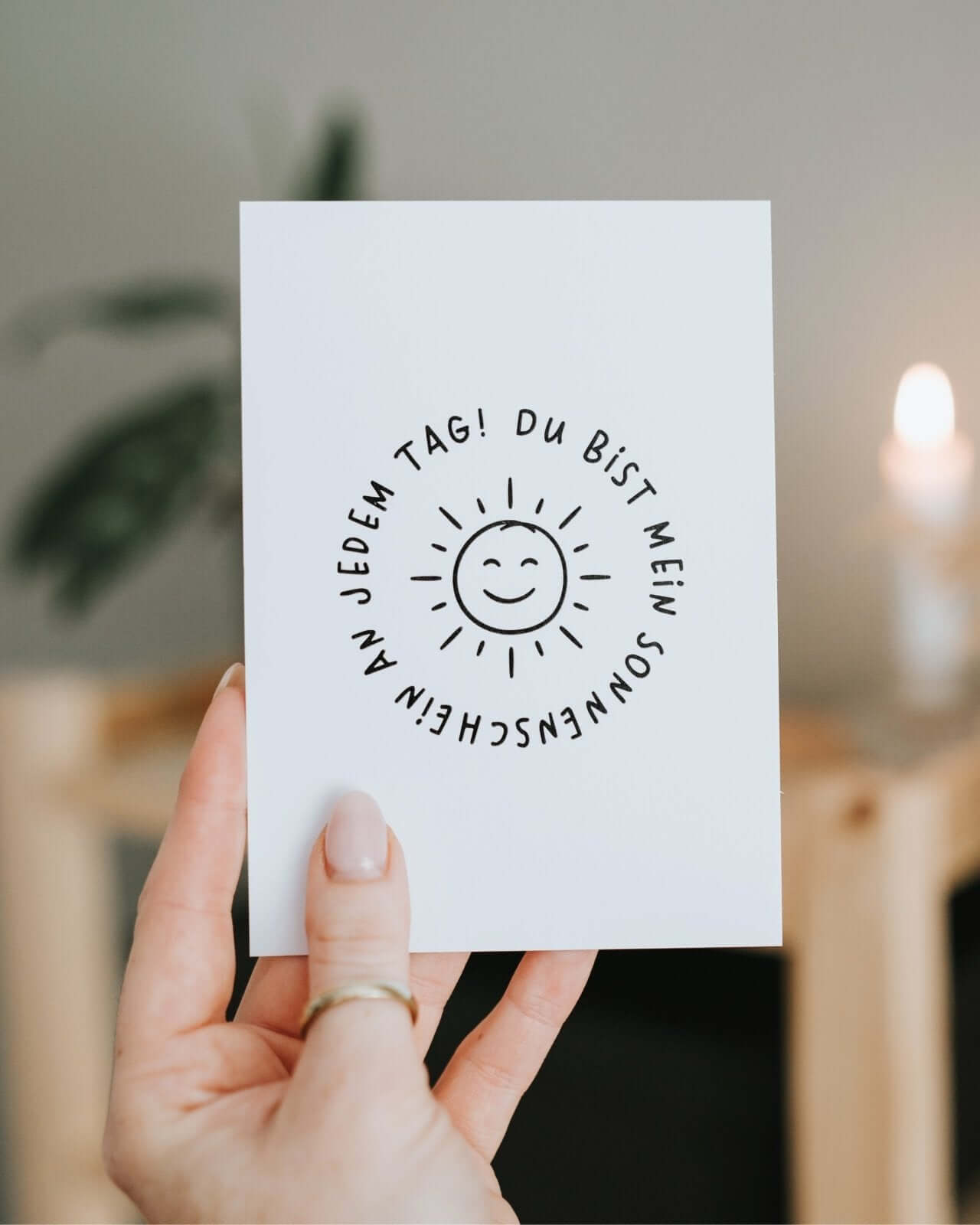 Sonnenschein · Postkarte