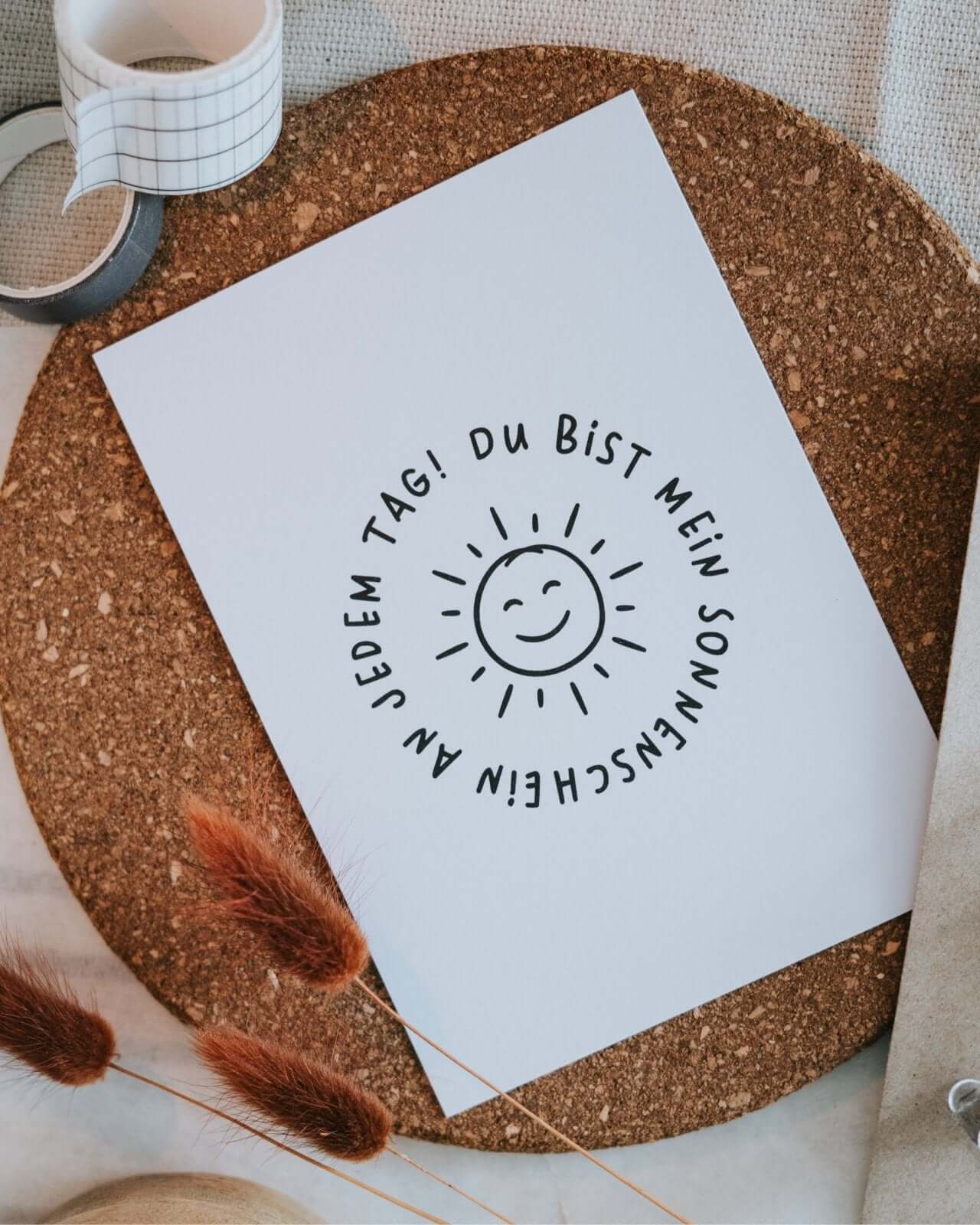 Sonnenschein · Postkarte