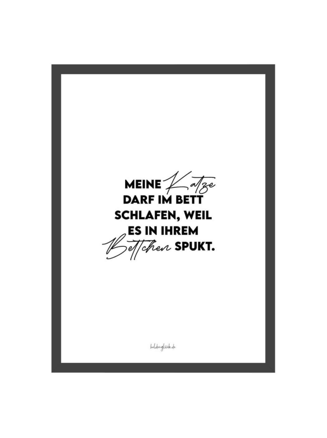 Meine Katze · Poster