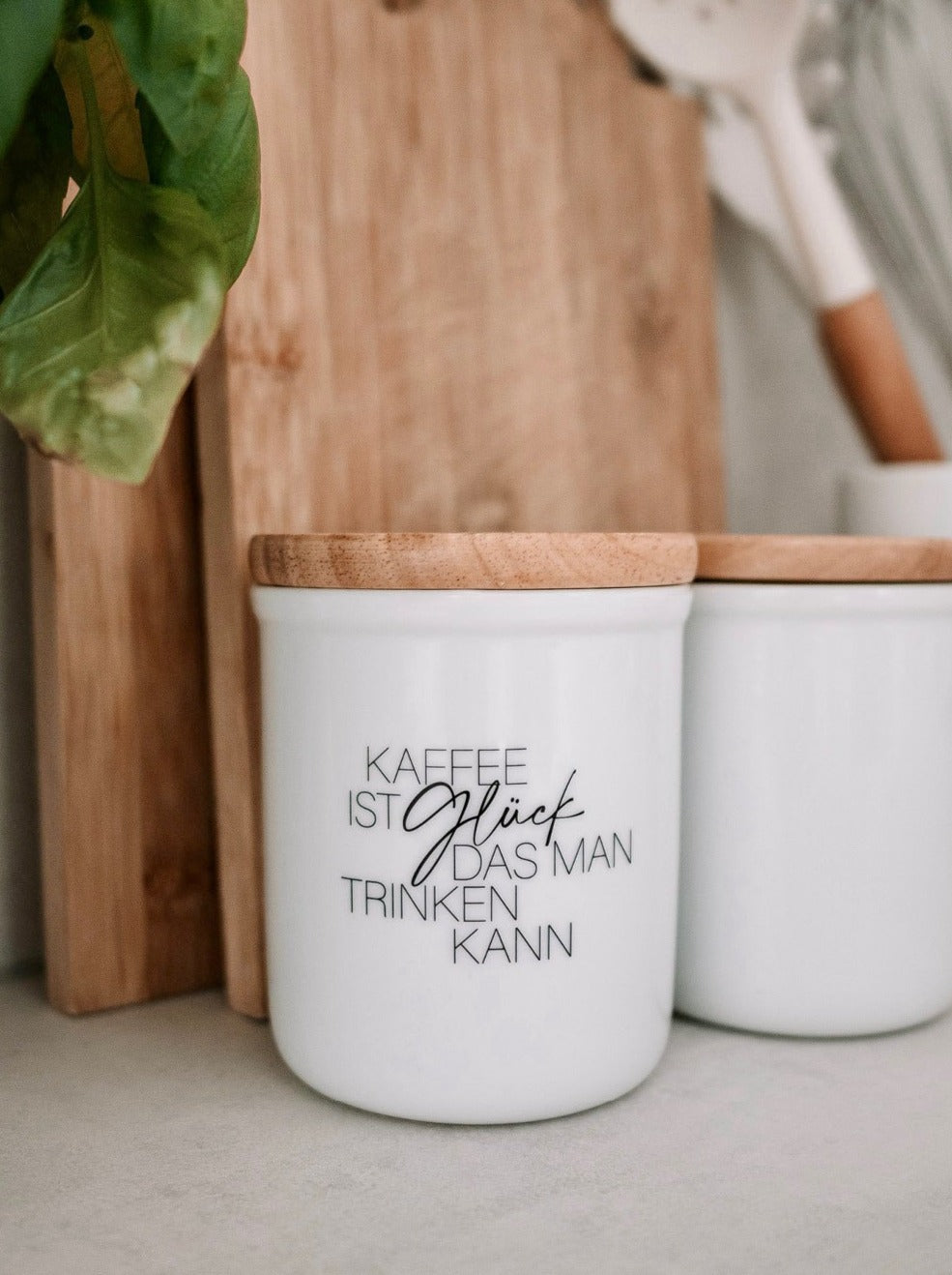 Kaffee ist Glück · Vorratsdose