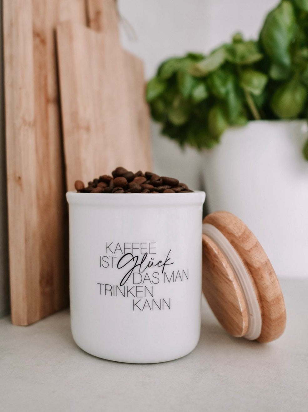 Kaffee ist Glück · Vorratsdose