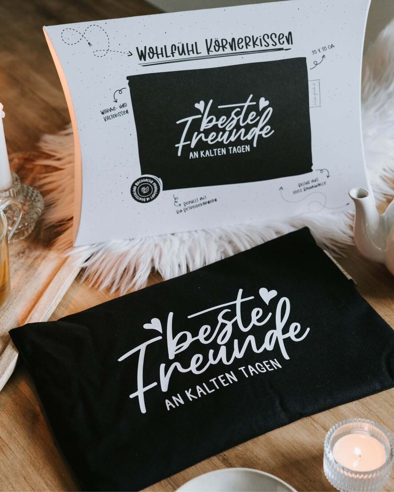 Beste Freunde · Körnerkissen
