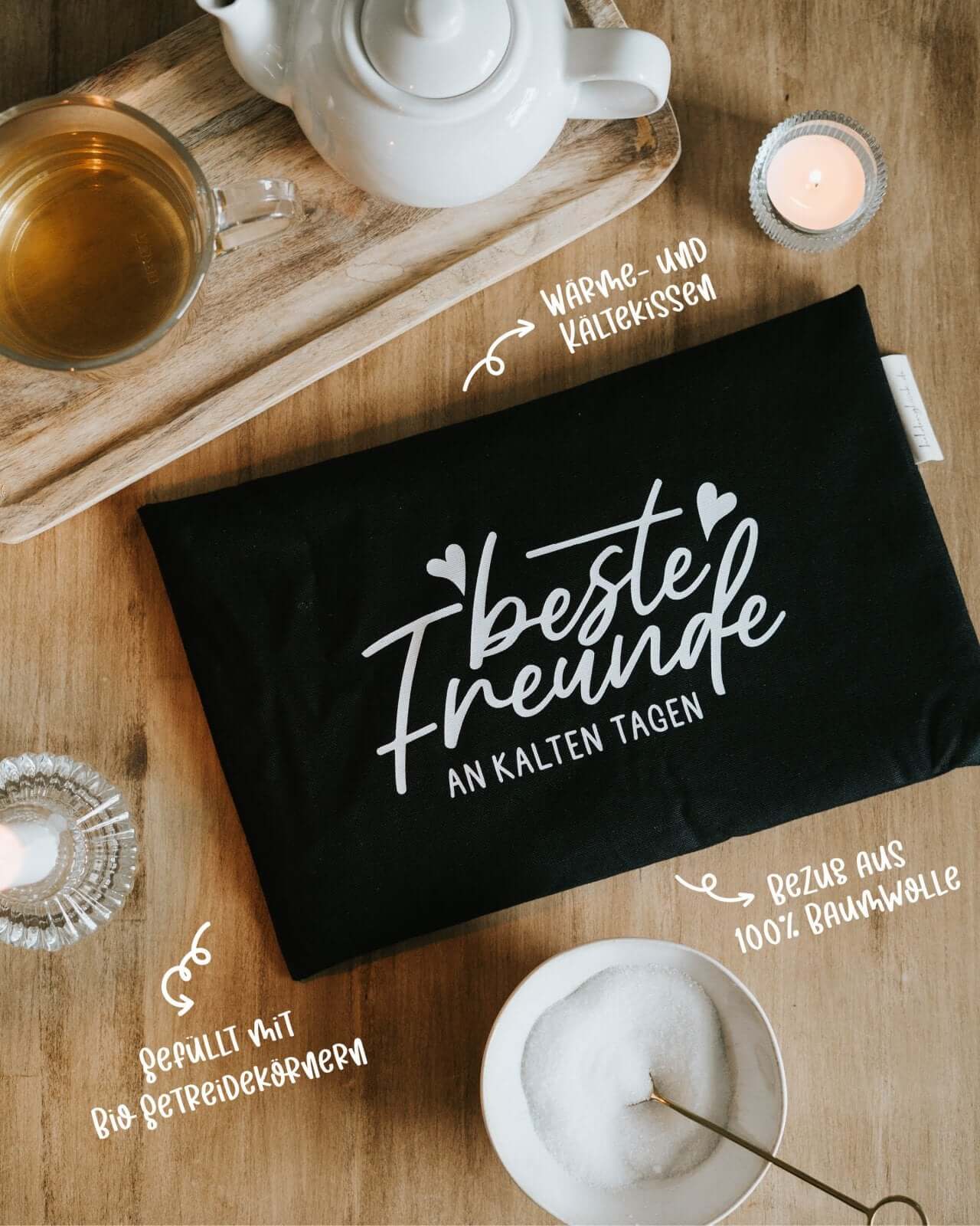 Beste Freunde · Körnerkissen