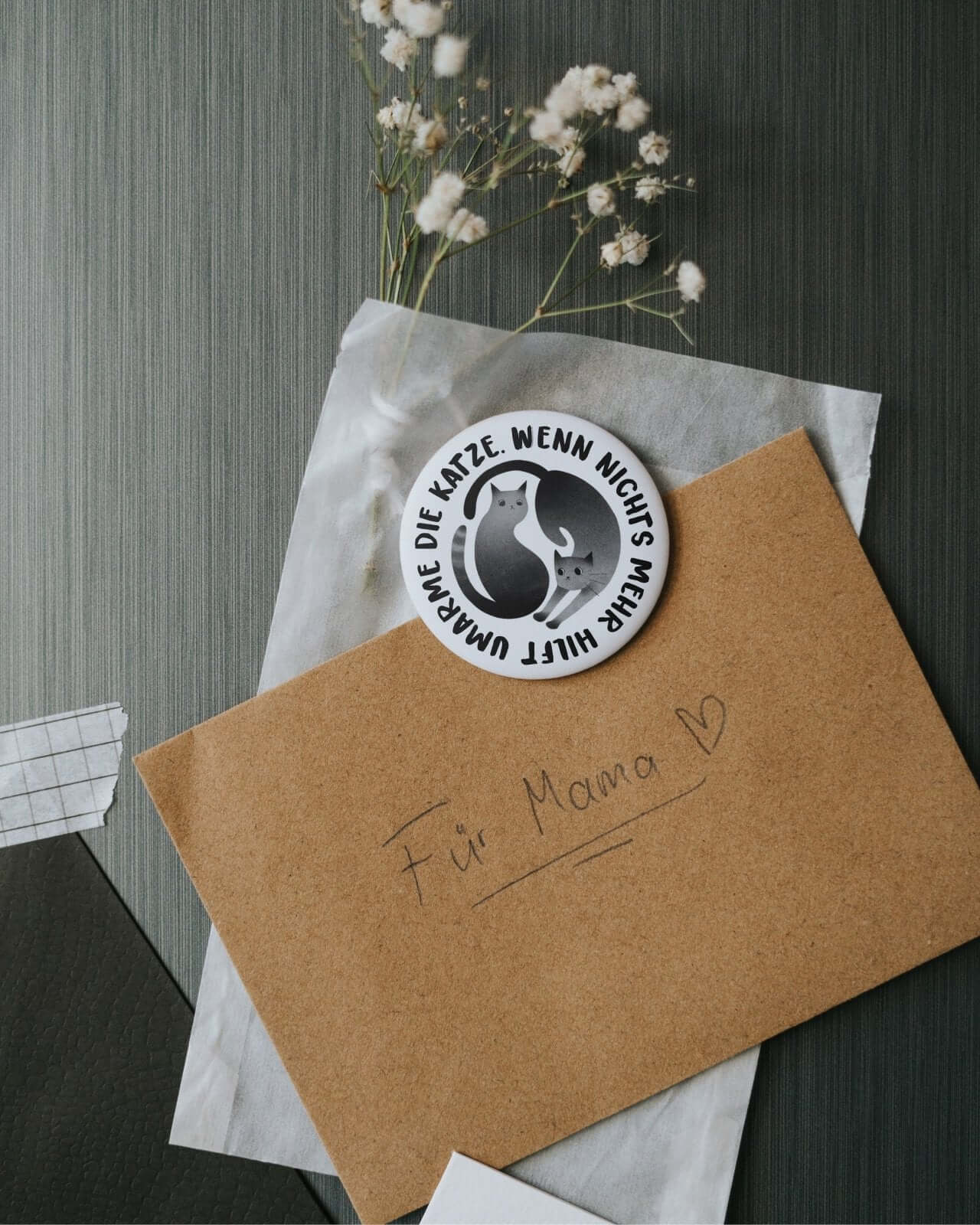 Umarme die Katze · Magnet · groß