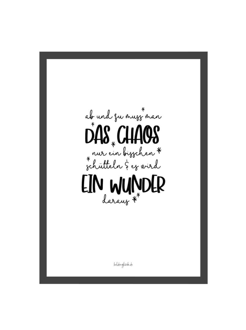Das Chaos · Poster