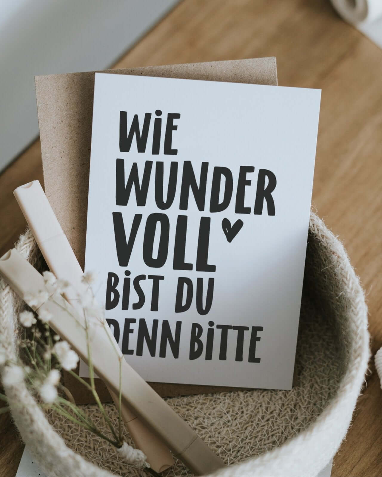 Wie wundervoll · Postkarte