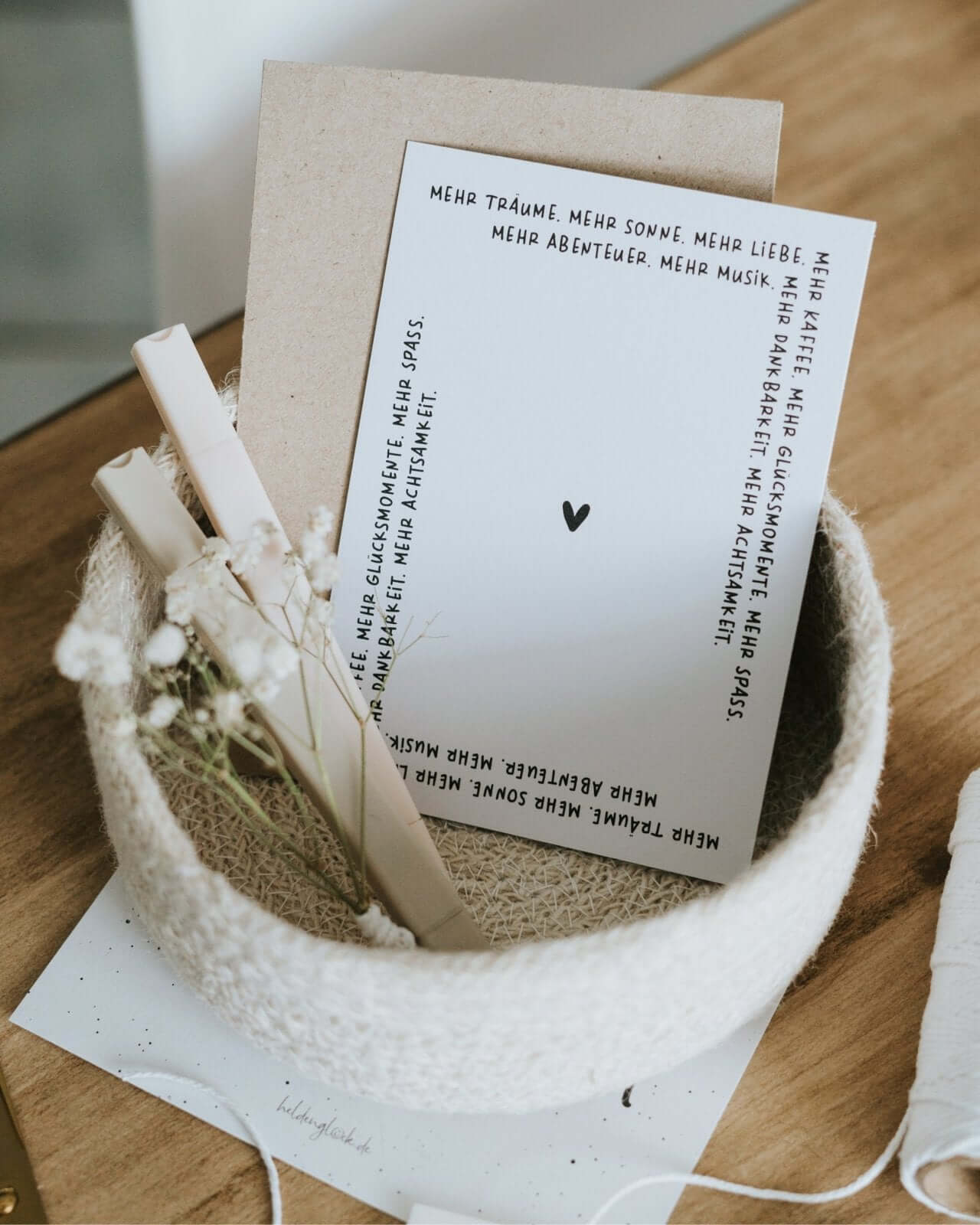 Mehr Träume · Postkarte